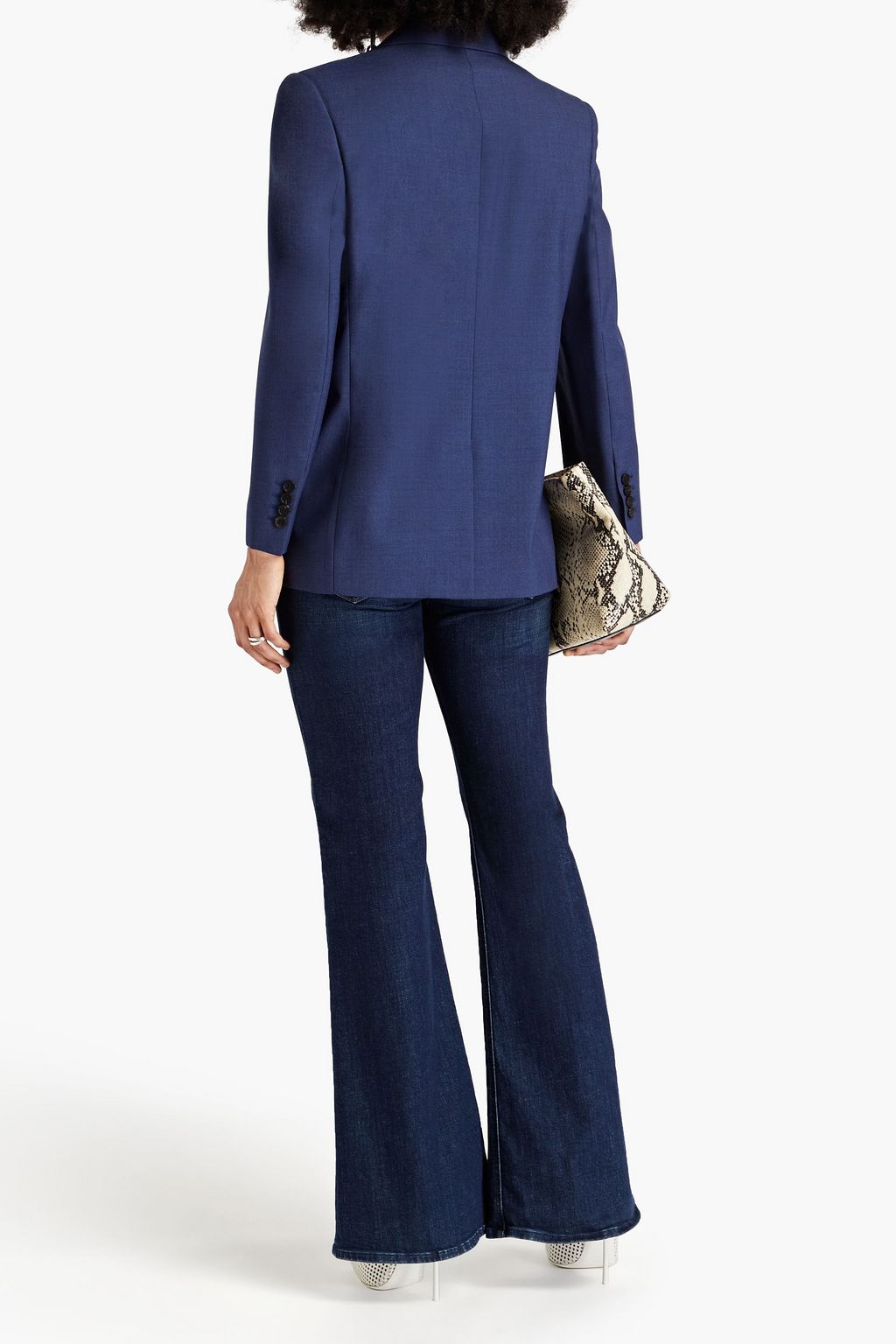 MCQUEEN Double-breasted wool-twill blazer