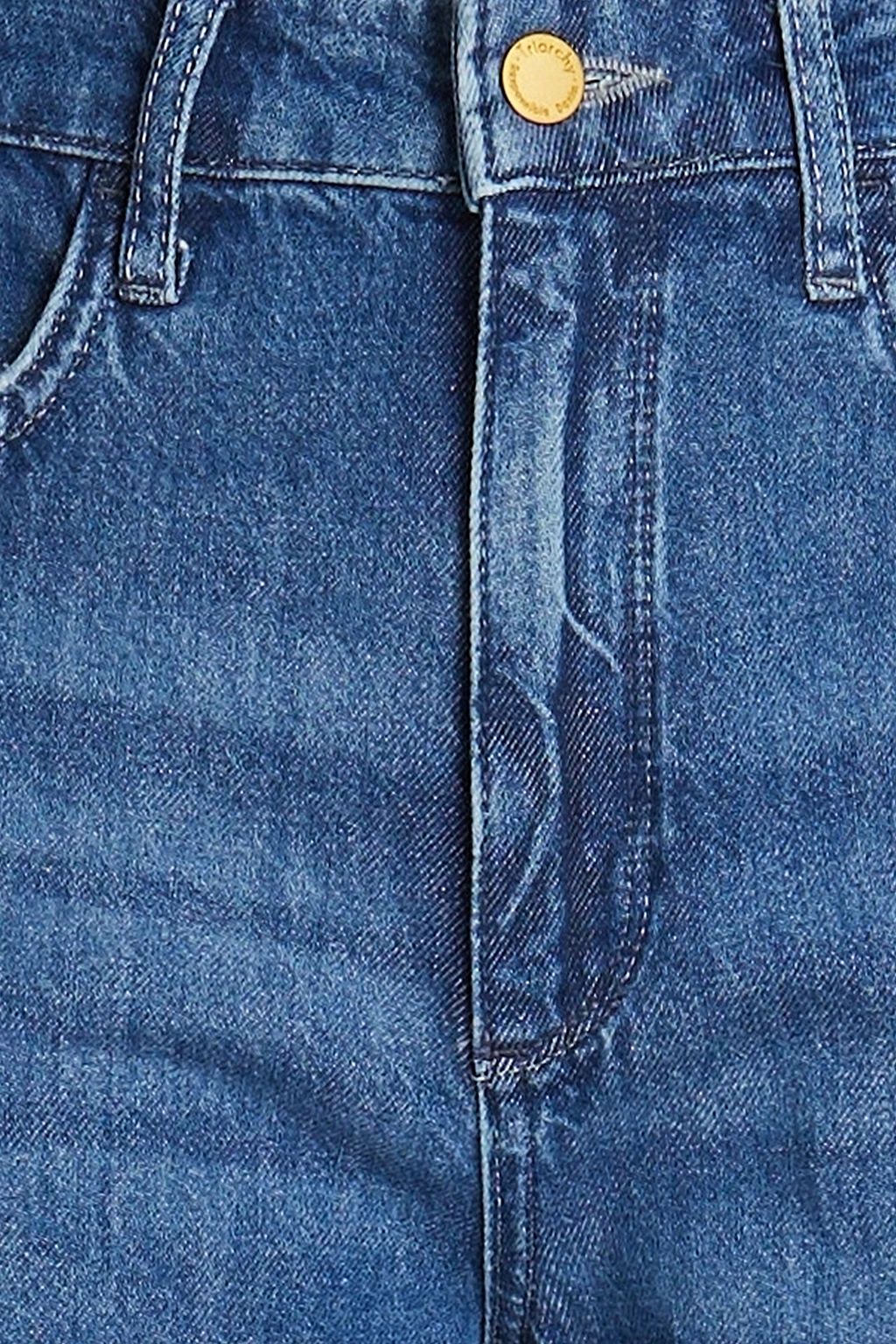 TRIARCHY High-rise wide-leg jeans