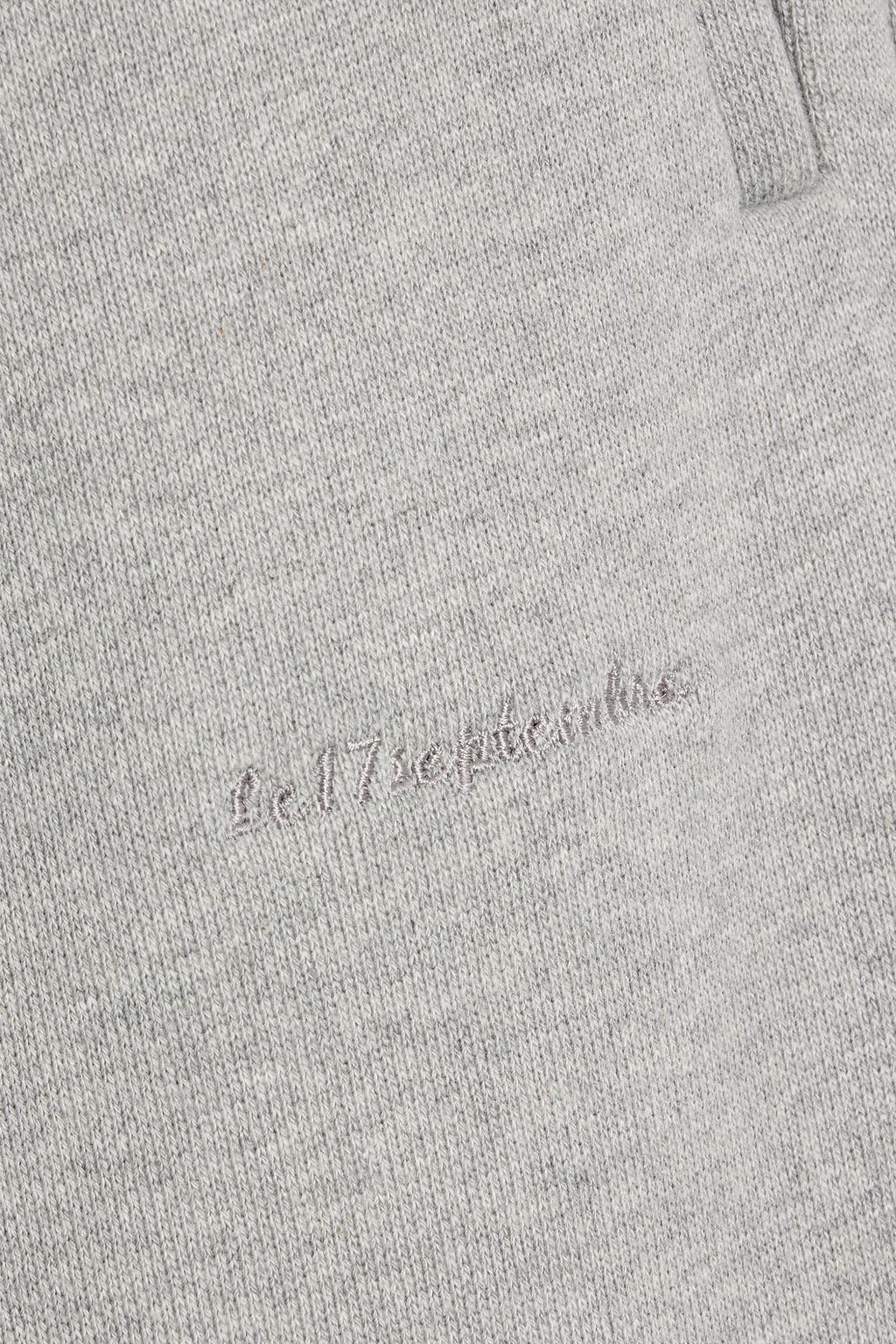 LE 17 SEPTEMBRE Mélange cotton-fleece sweatpants