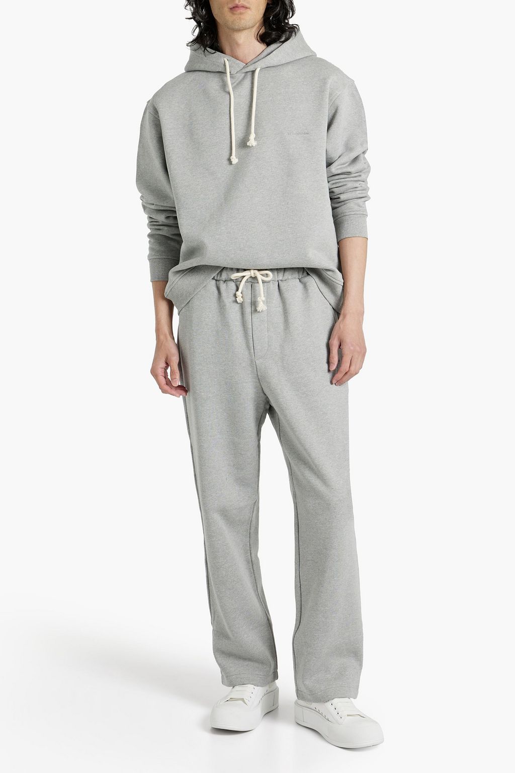 LE 17 SEPTEMBRE Mélange cotton-fleece sweatpants