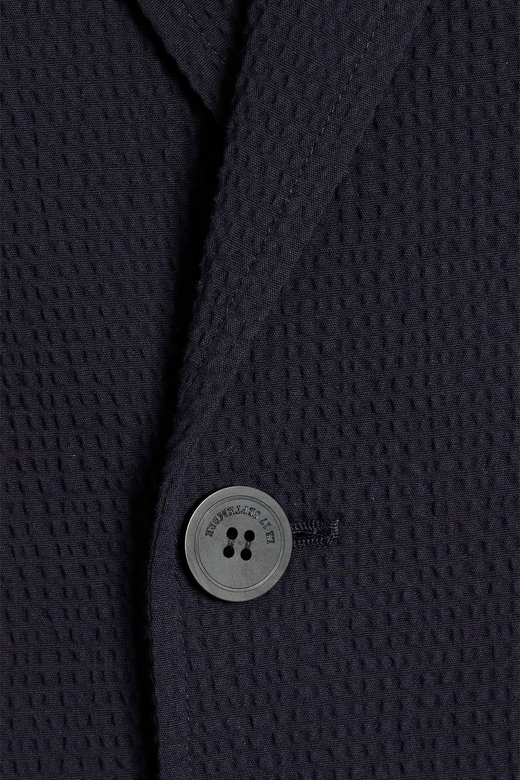 LE 17 SEPTEMBRE Cotton-blend seersucker blazer