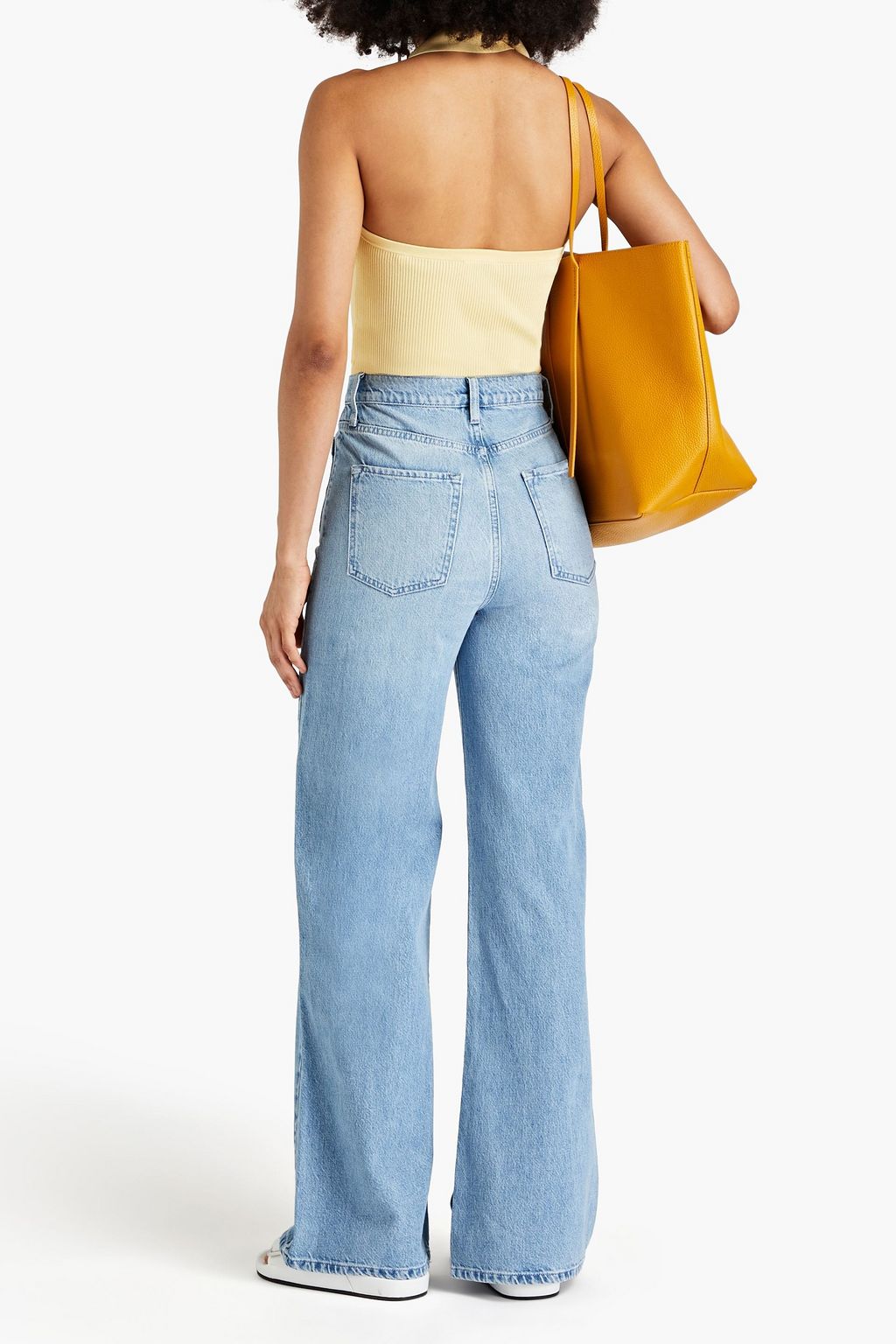 TRIARCHY Onassis high-rise wide-leg jeans