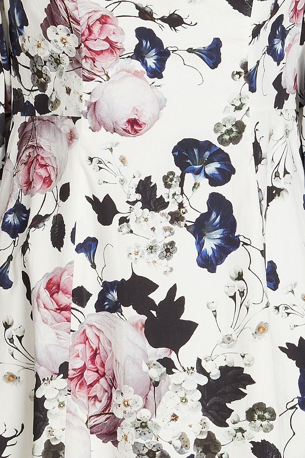 ERDEM Pollina off-the-shoulder floral-print cotton midi dress