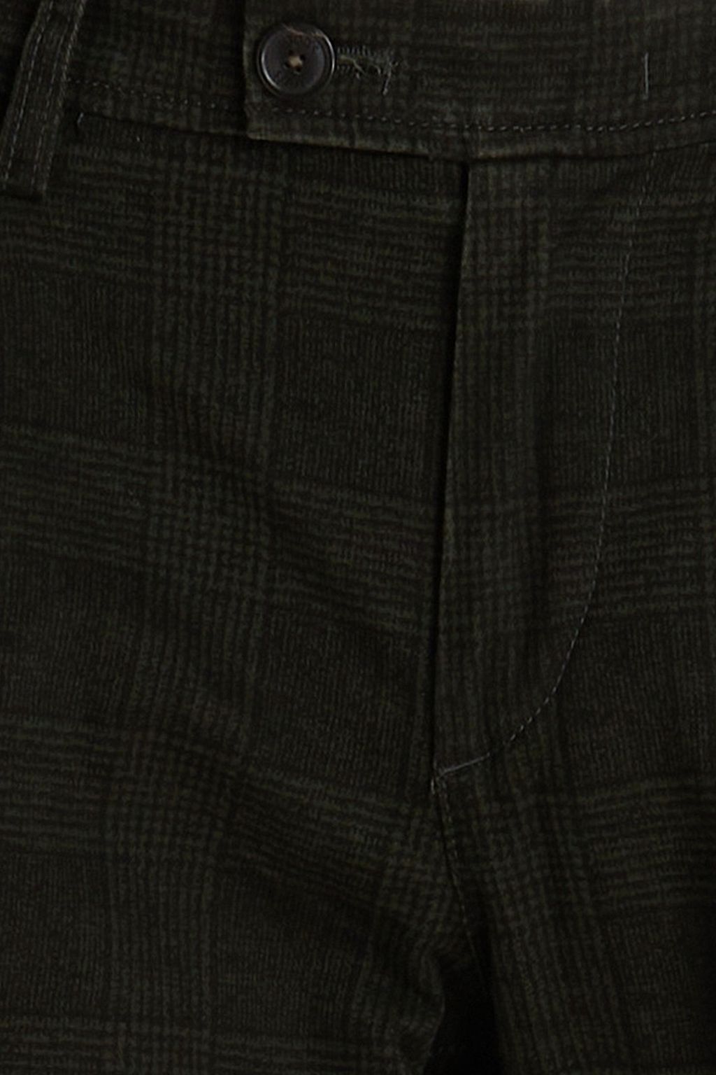 TOD'S Pleated checked denim jeans