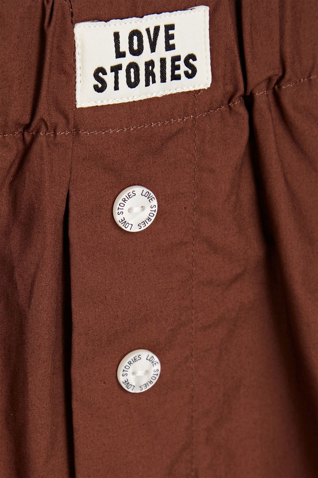 LOVE STORIES James cotton-poplin pajama shorts