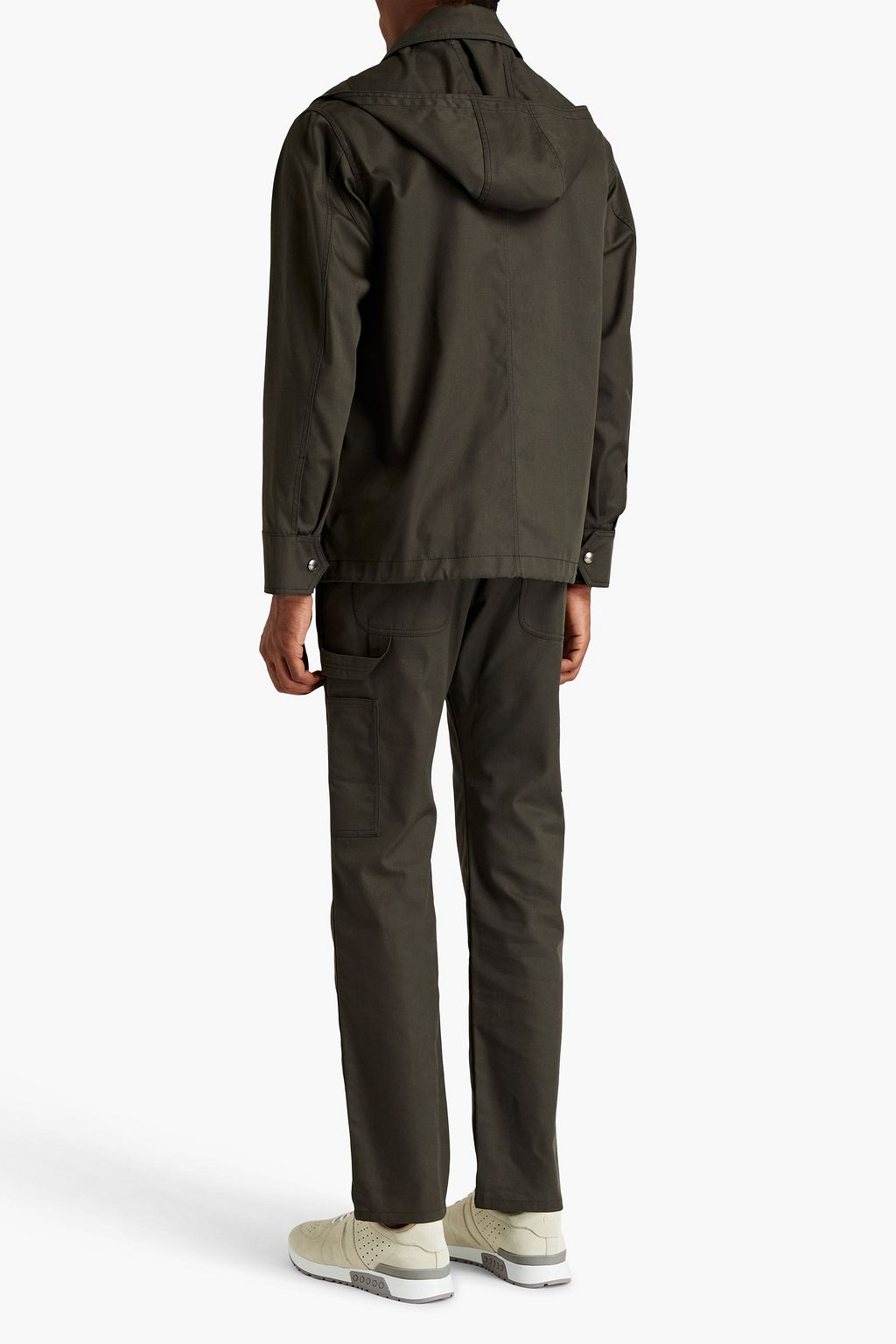 TOD'S Cotton-blend twill pants