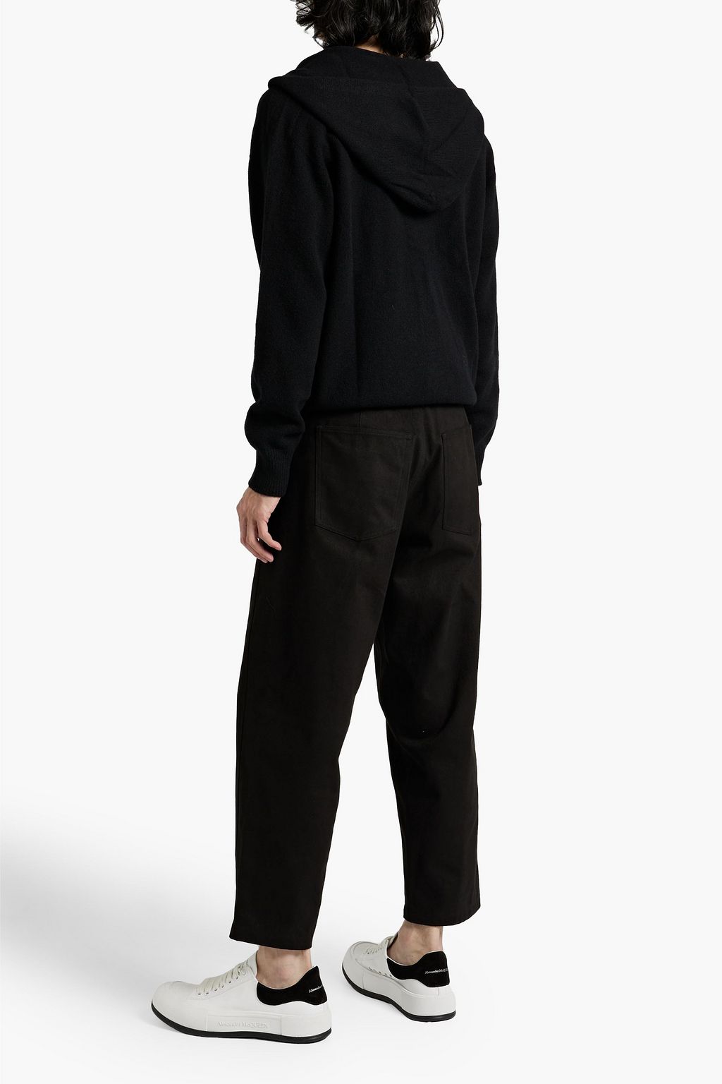 LE 17 SEPTEMBRE Wool and cashmere-blend hooded cardigan