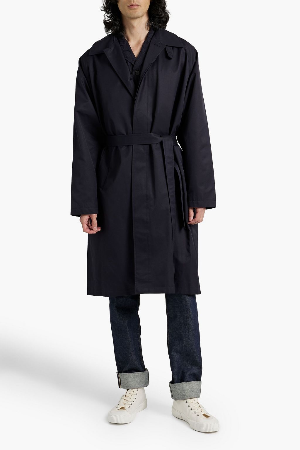 LE 17 SEPTEMBRE Cotton-blend gabardine trench coat