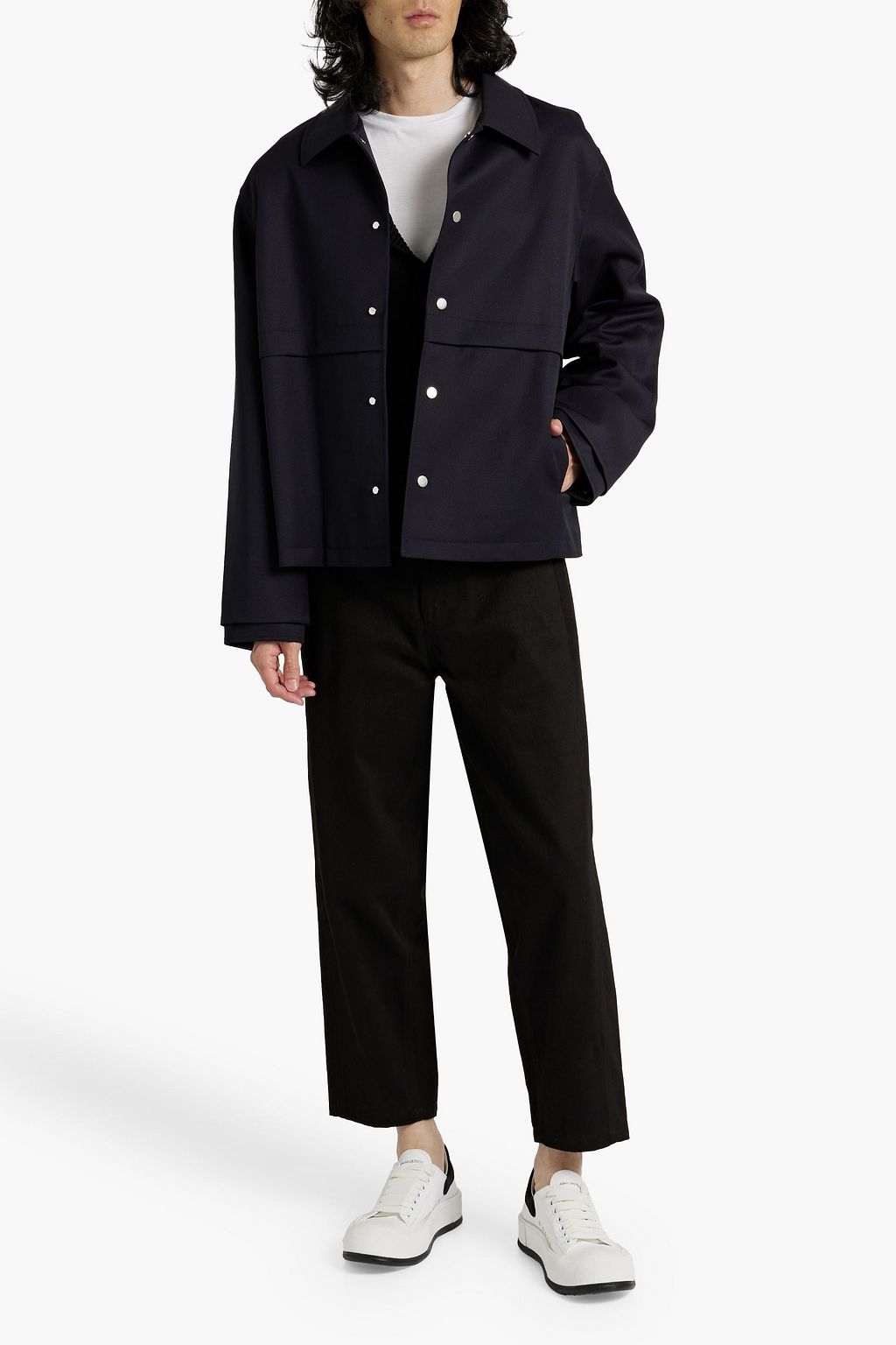 LE 17 SEPTEMBRE Wool-blend twill jacket