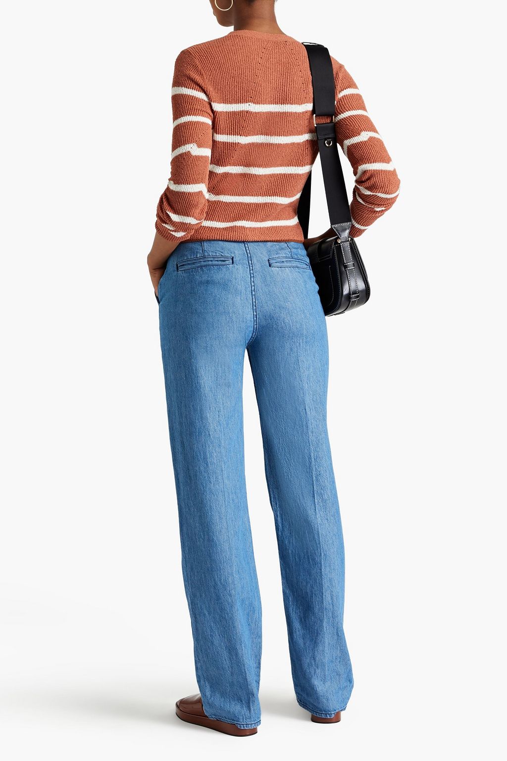 RAG & BONE جينز “أليكس” بأرجل مستقيمة وخصر عالٍ