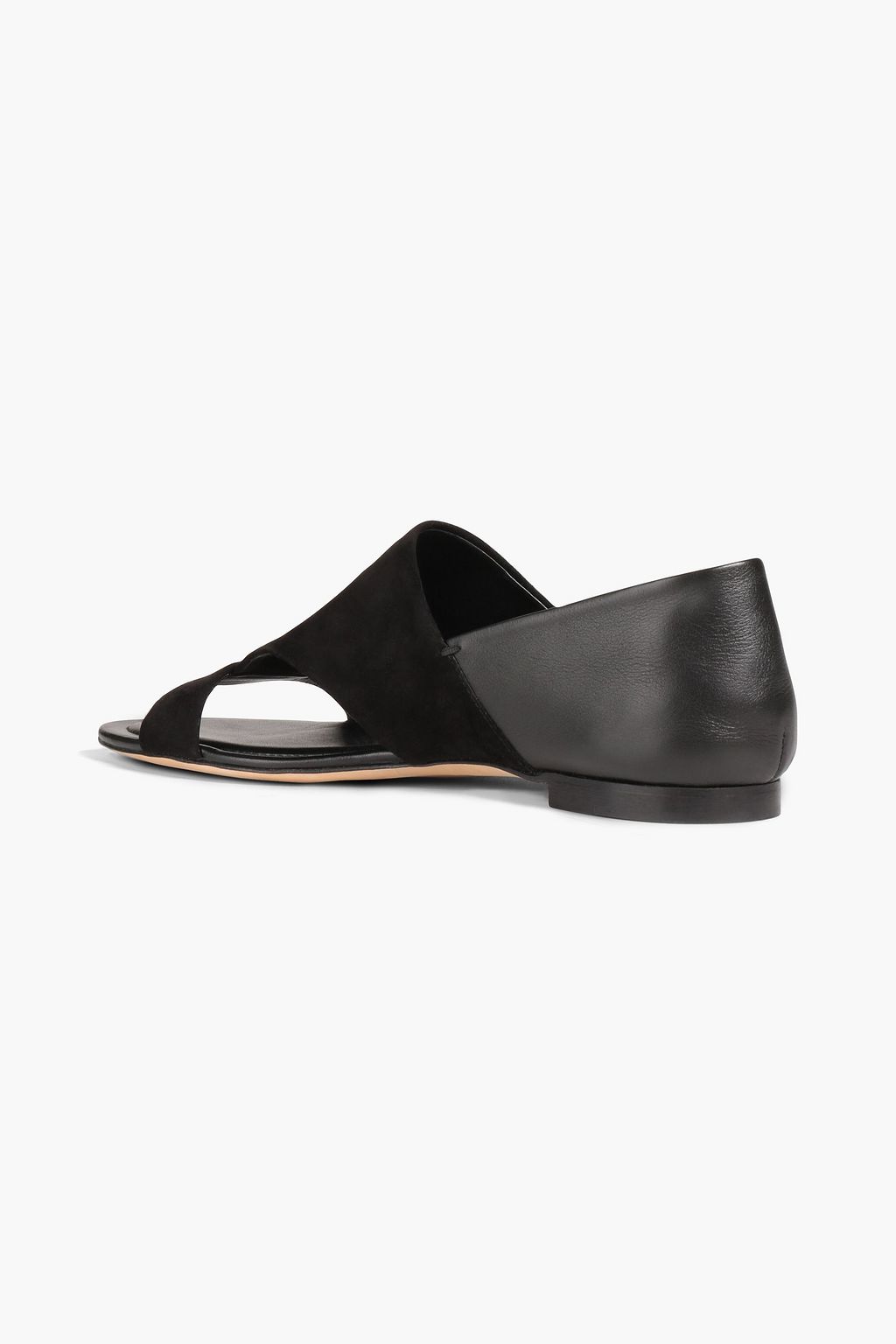 TOD'S صندل مصنوع من الجلد وجلد السويد