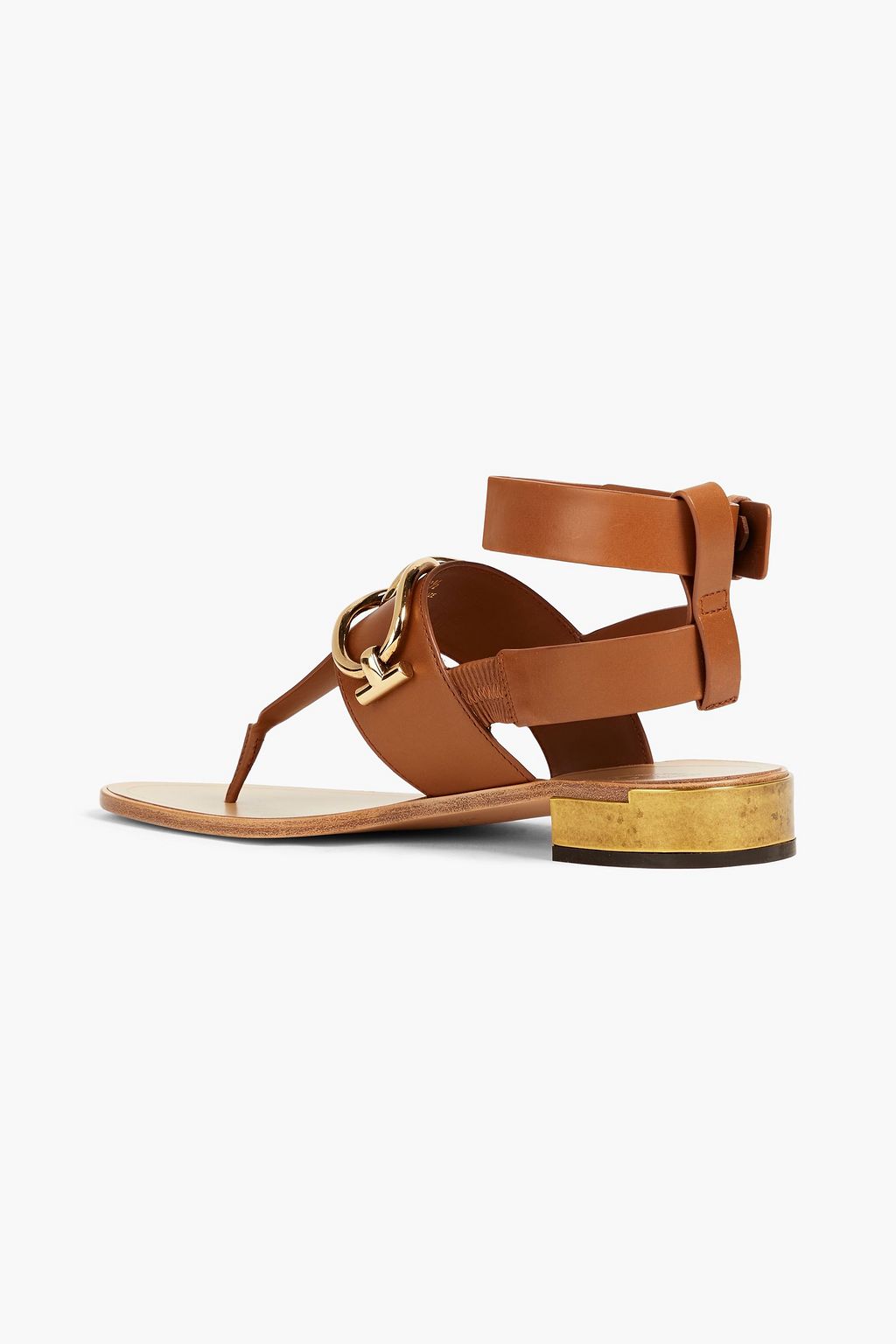 TOD'S صندل من الجلد بتصميم مزركش