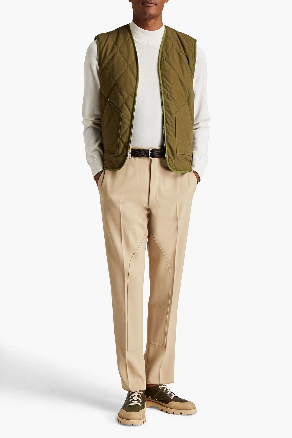 TOD'S Wool-twill pants