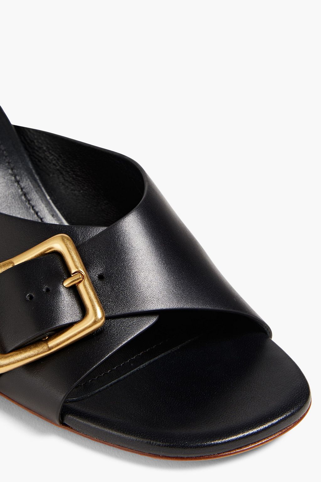 TOD'S Mules aus Leder mit Schnalle