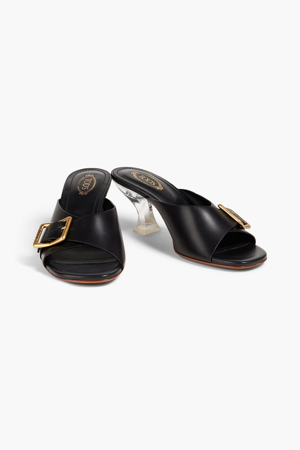 TOD'S Mules aus Leder mit Schnalle