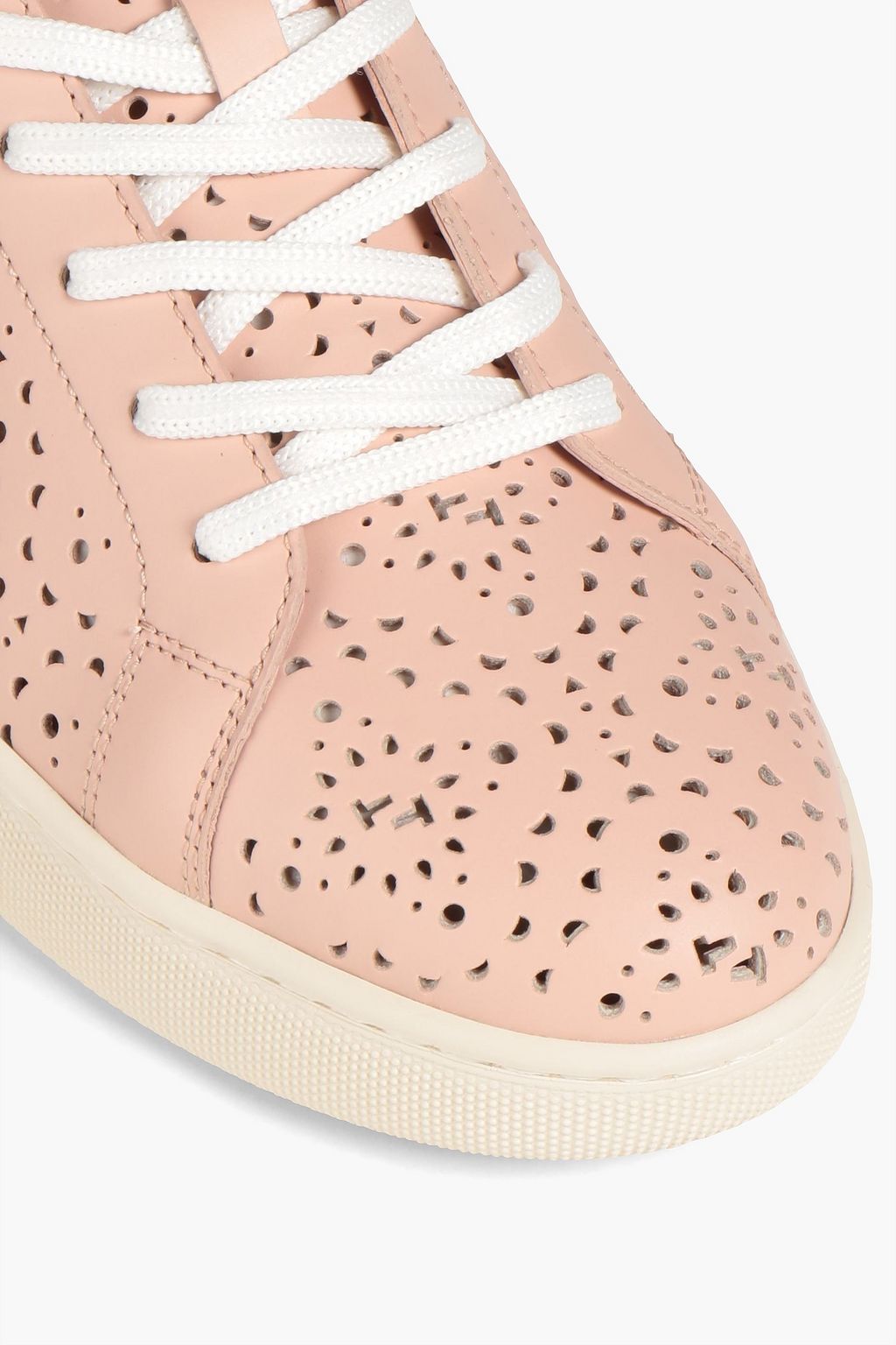 TOD'S Laser-cut leather sneakers