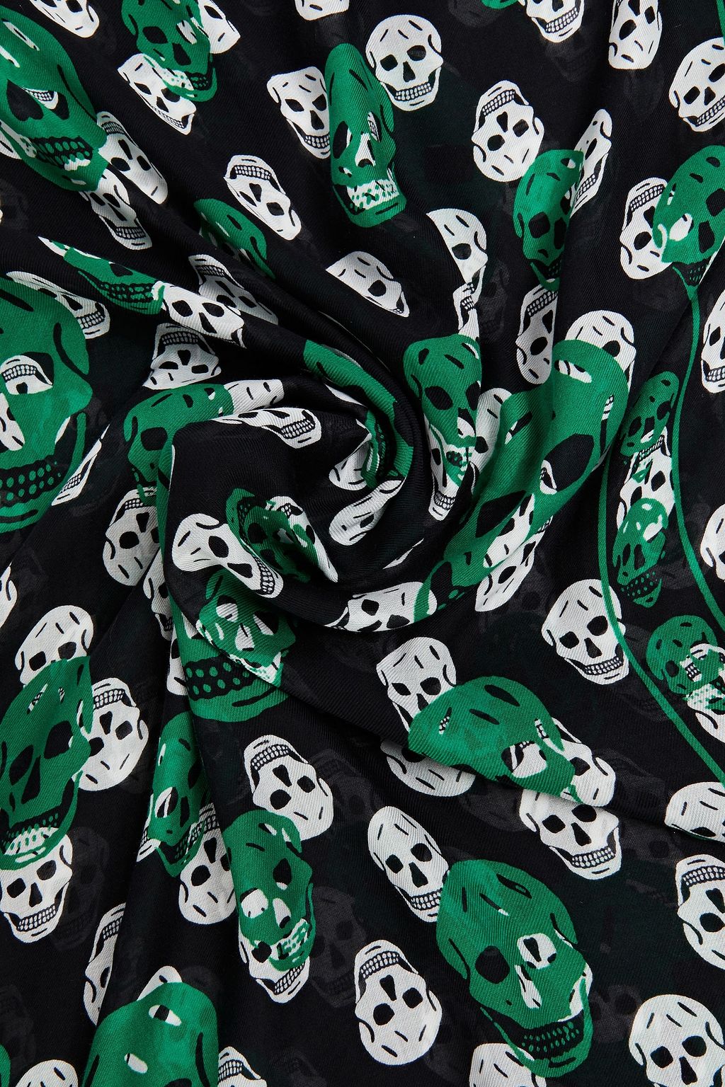 MCQUEEN Printed modal scarf