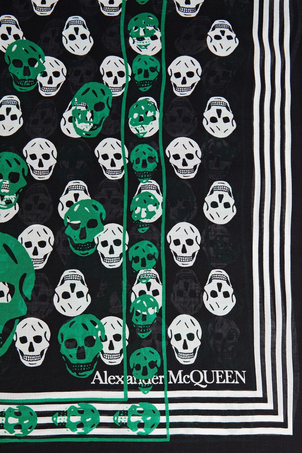 MCQUEEN Printed modal scarf