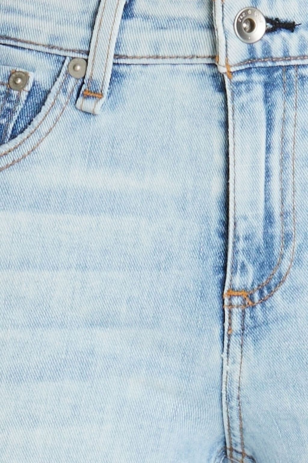 RAG & BONE جينز بأرجل ضيقة وخصر متوسط الارتفاع