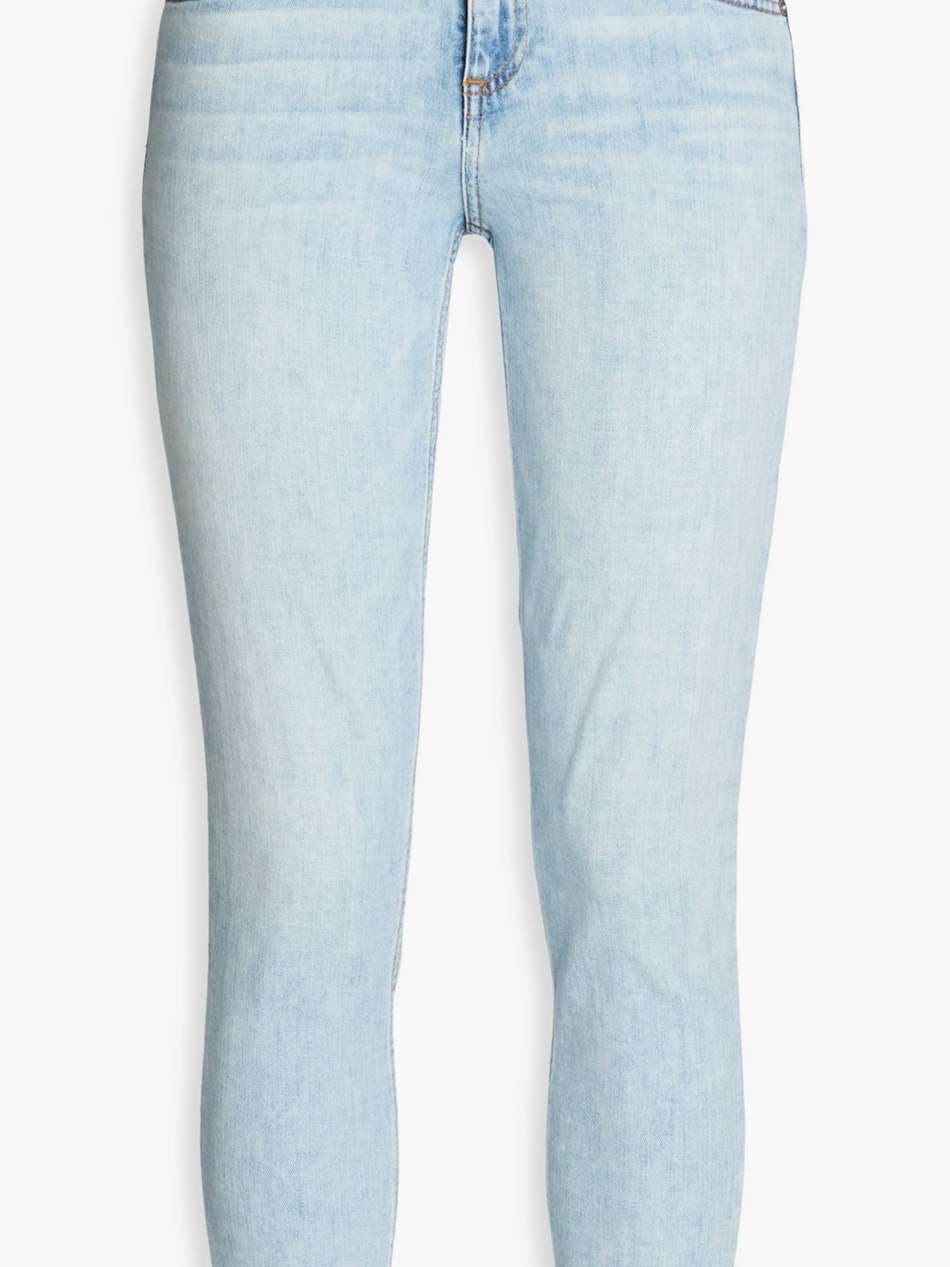 mid-rise skinny jeans