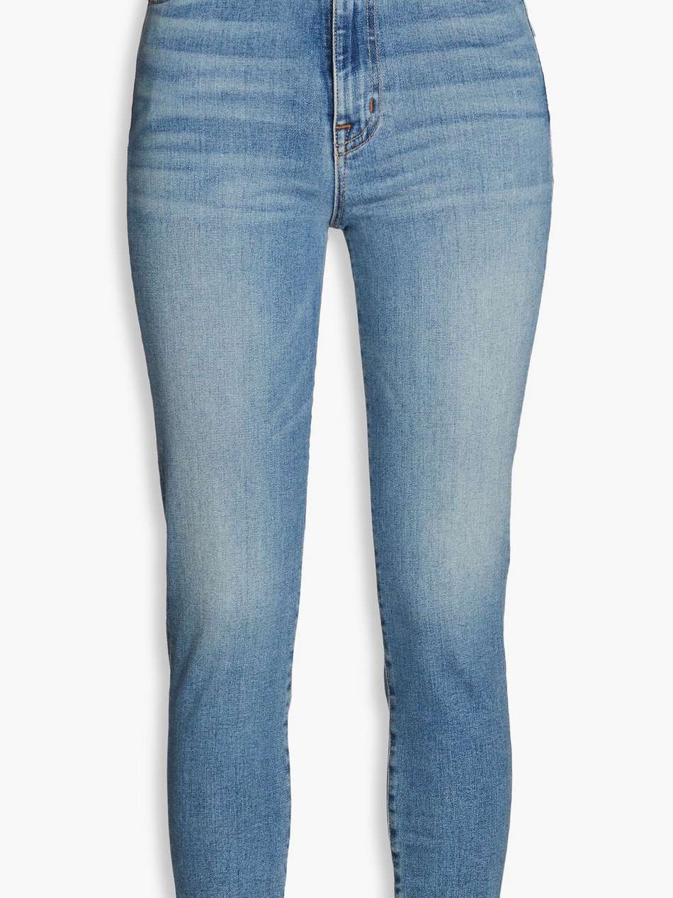 beatnik cropped high-rise skinny jeans