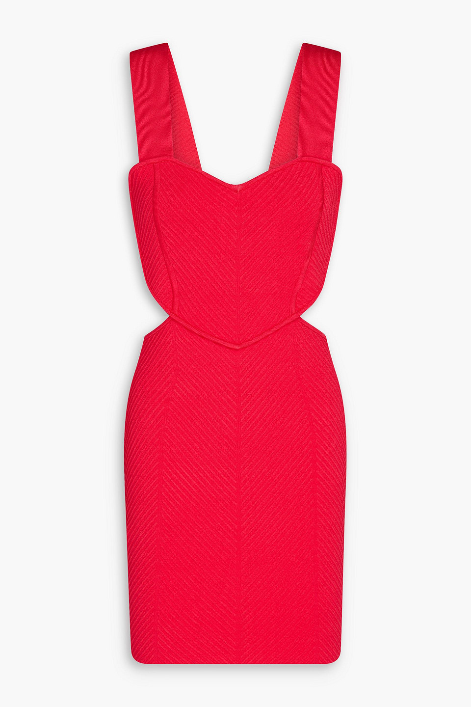 Hervé Léger - Cutout bandage mini dress - Orange - L