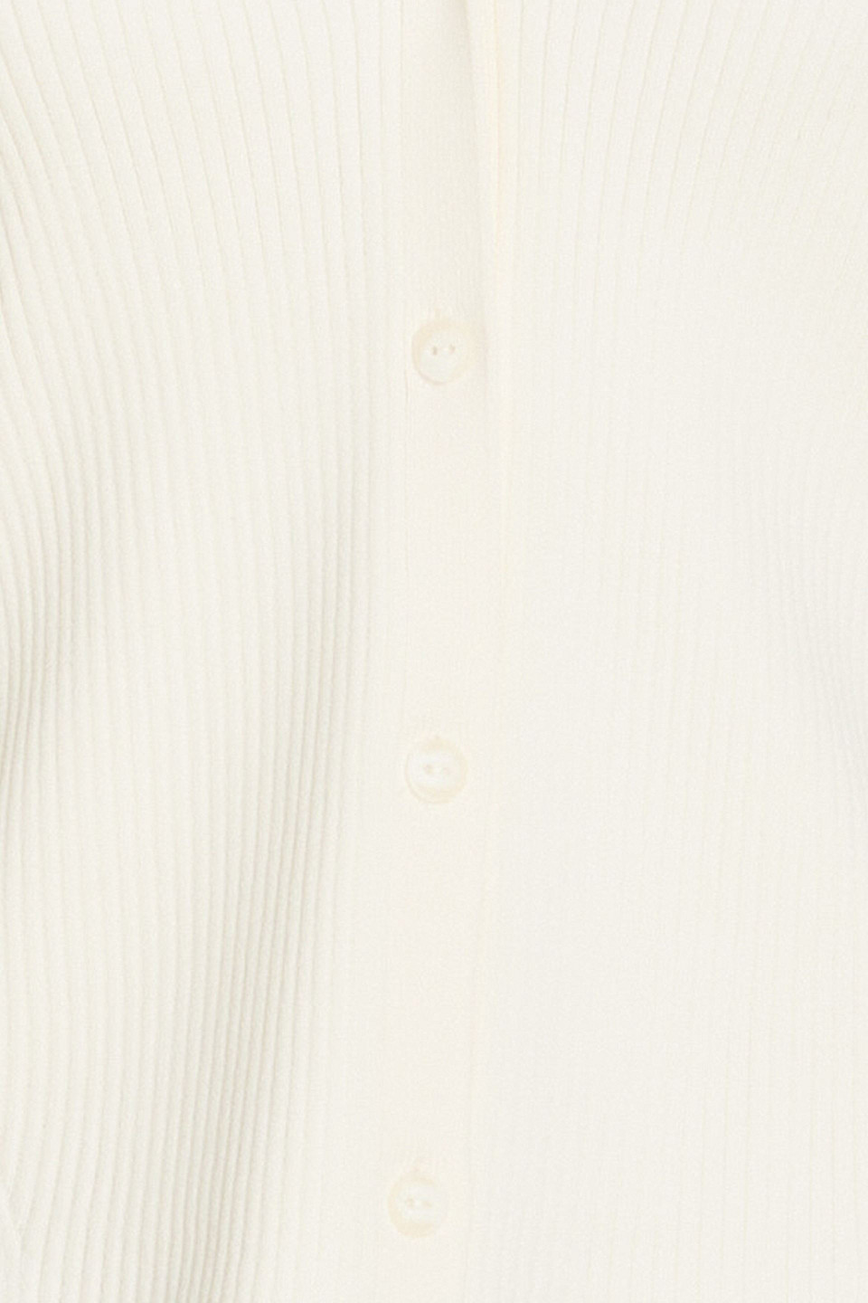 Rag & Bone Asher Cropped Cardigan Aus Rippstrick In Cream