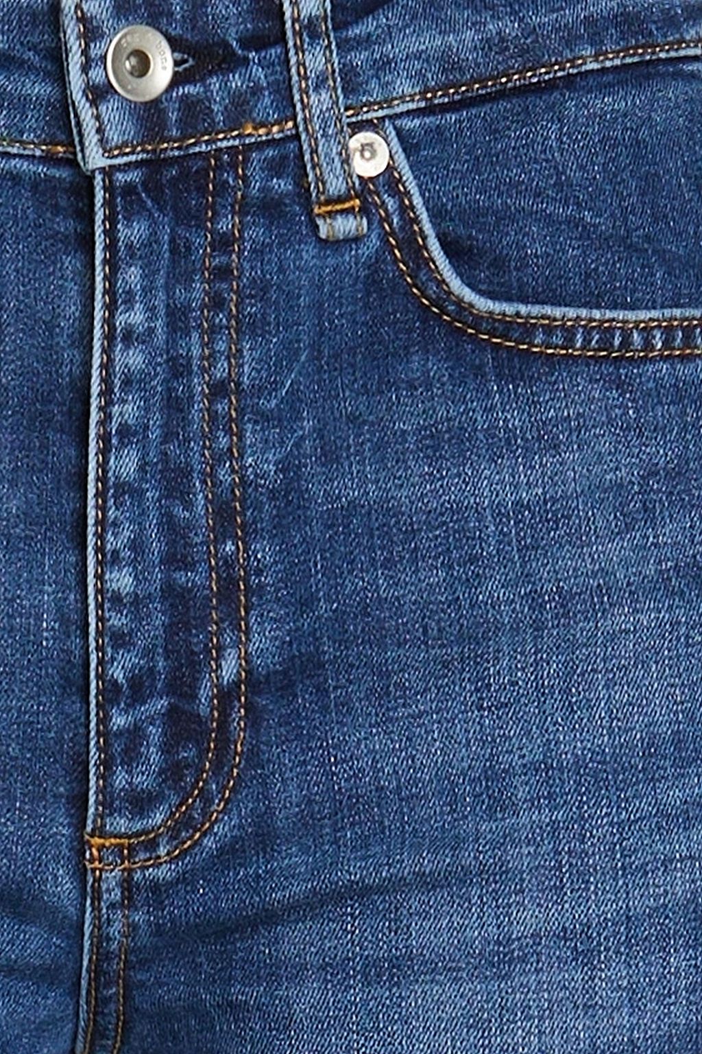 RAG & BONE جينز ’نينا’ قصير بقصة تضيق تدريجياً وخصر عالٍ