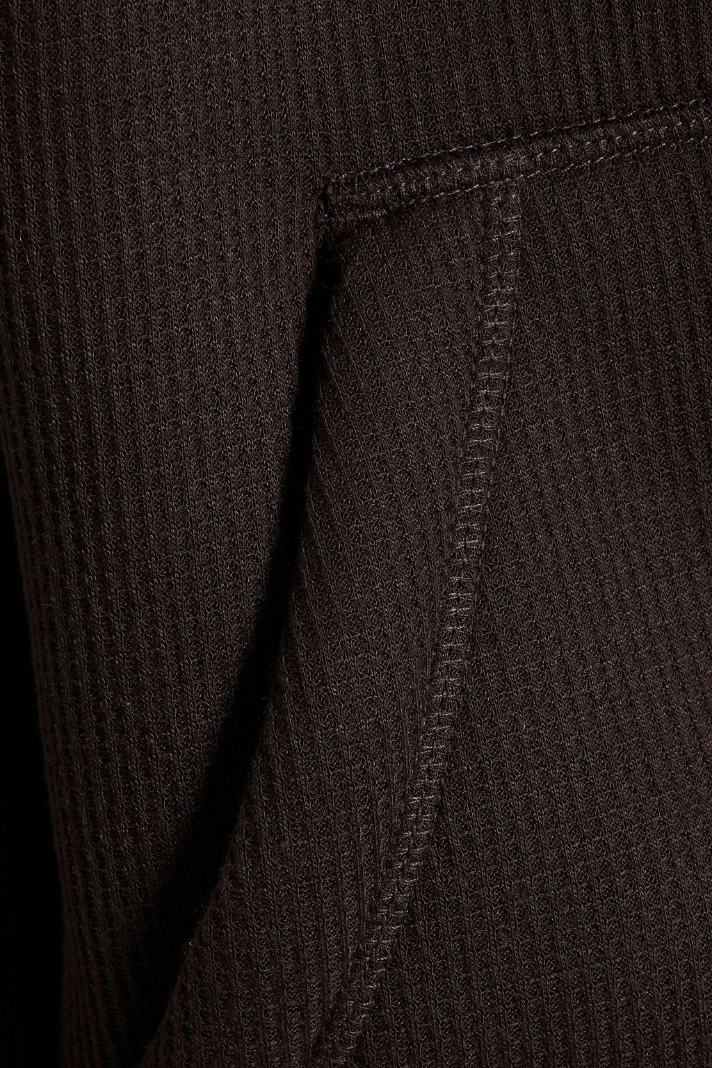 RAG & BONE Waffle-knit cotton hoodie