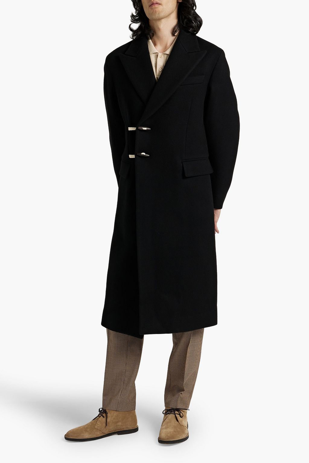 LE 17 SEPTEMBRE Wool-blend felt coat