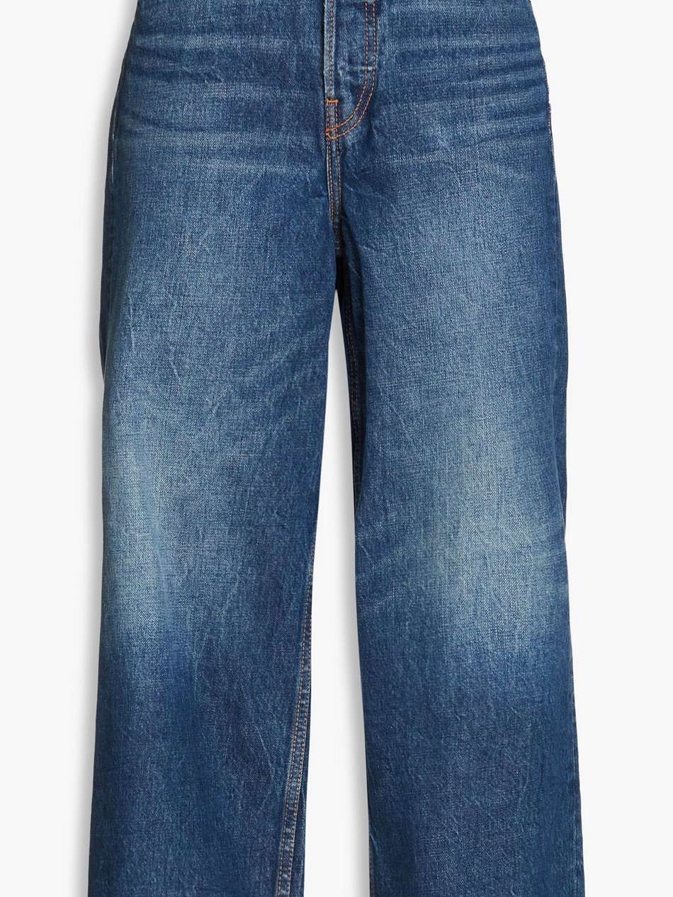 maya cropped high-rise wide-leg jeans