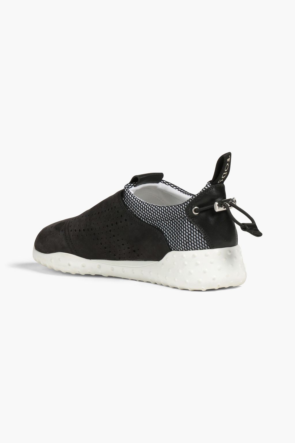TOD'S Mesh and suede sneakers