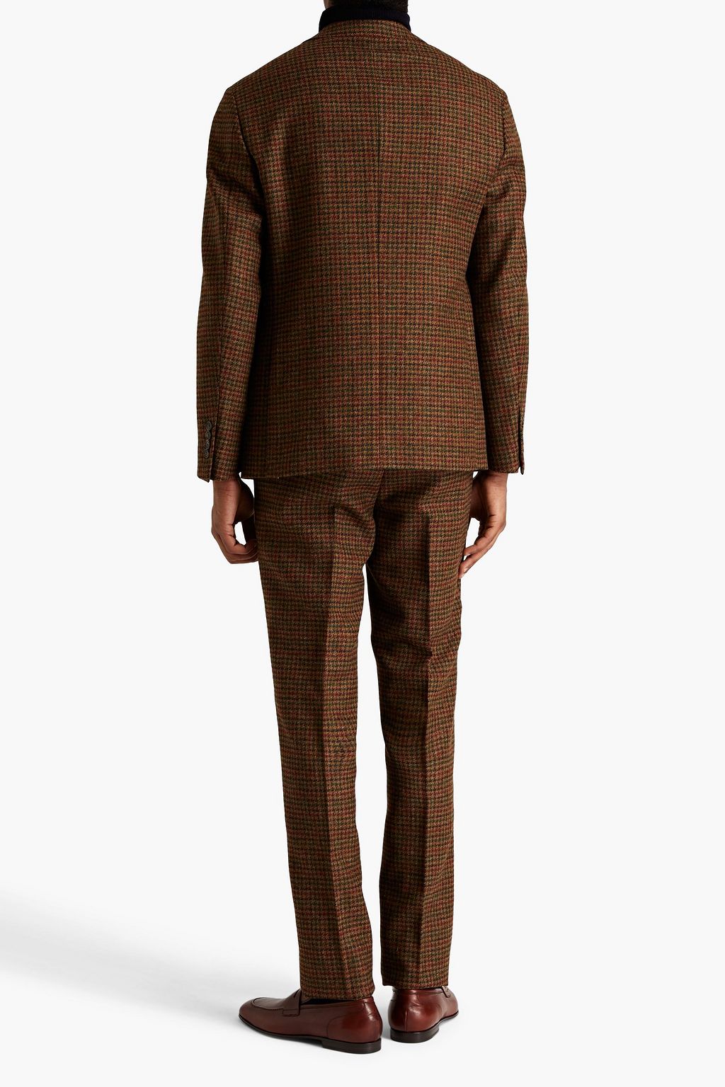 TOD'S Herringbone wool-tweed blazer