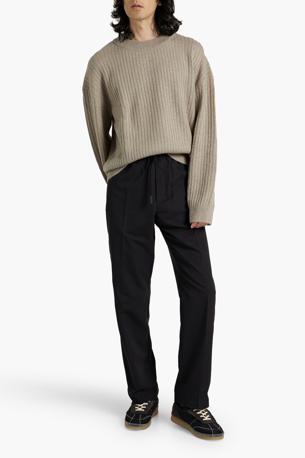 LE 17 SEPTEMBRE Ribbed wool sweater
