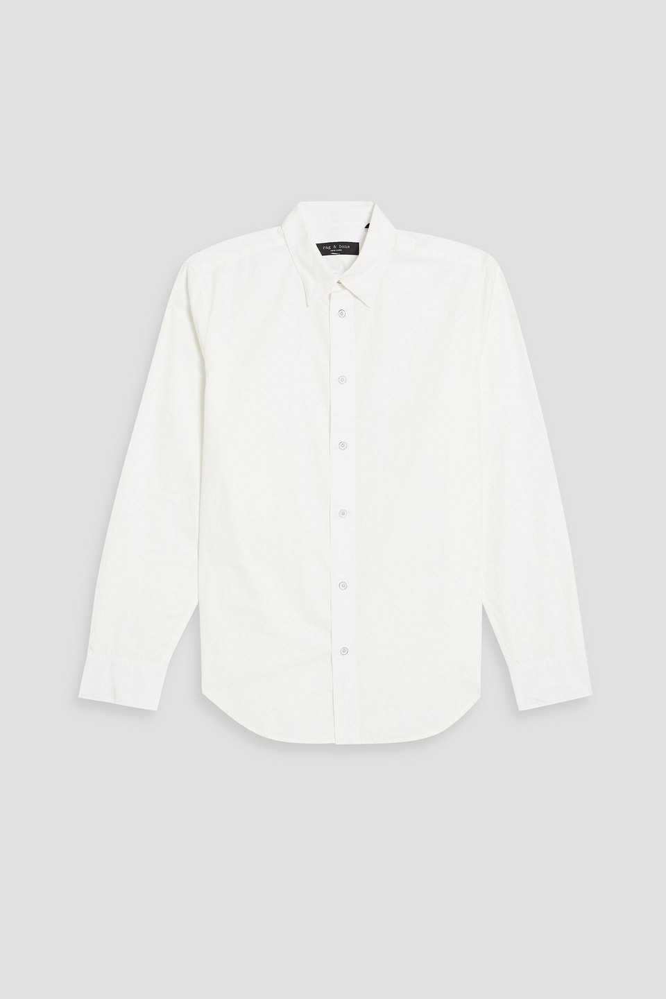 Rag & Bone Icons Zac 365 Slim-fit Cotton-poplin Shirt In White