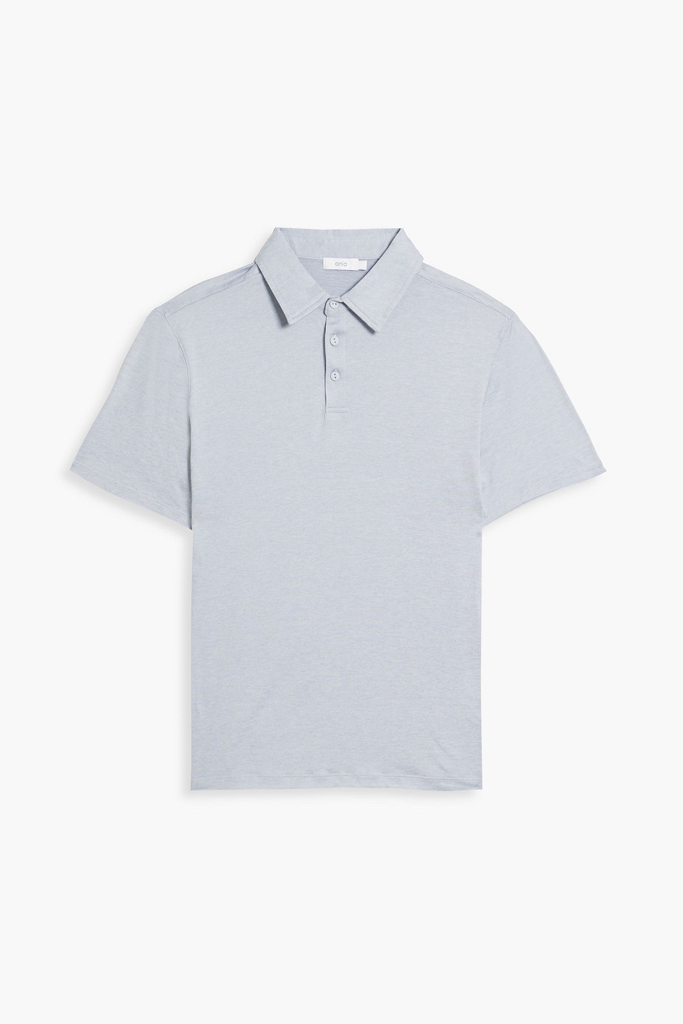 Onia Slim-fit Stretch-jersey Polo Shirt In Blue