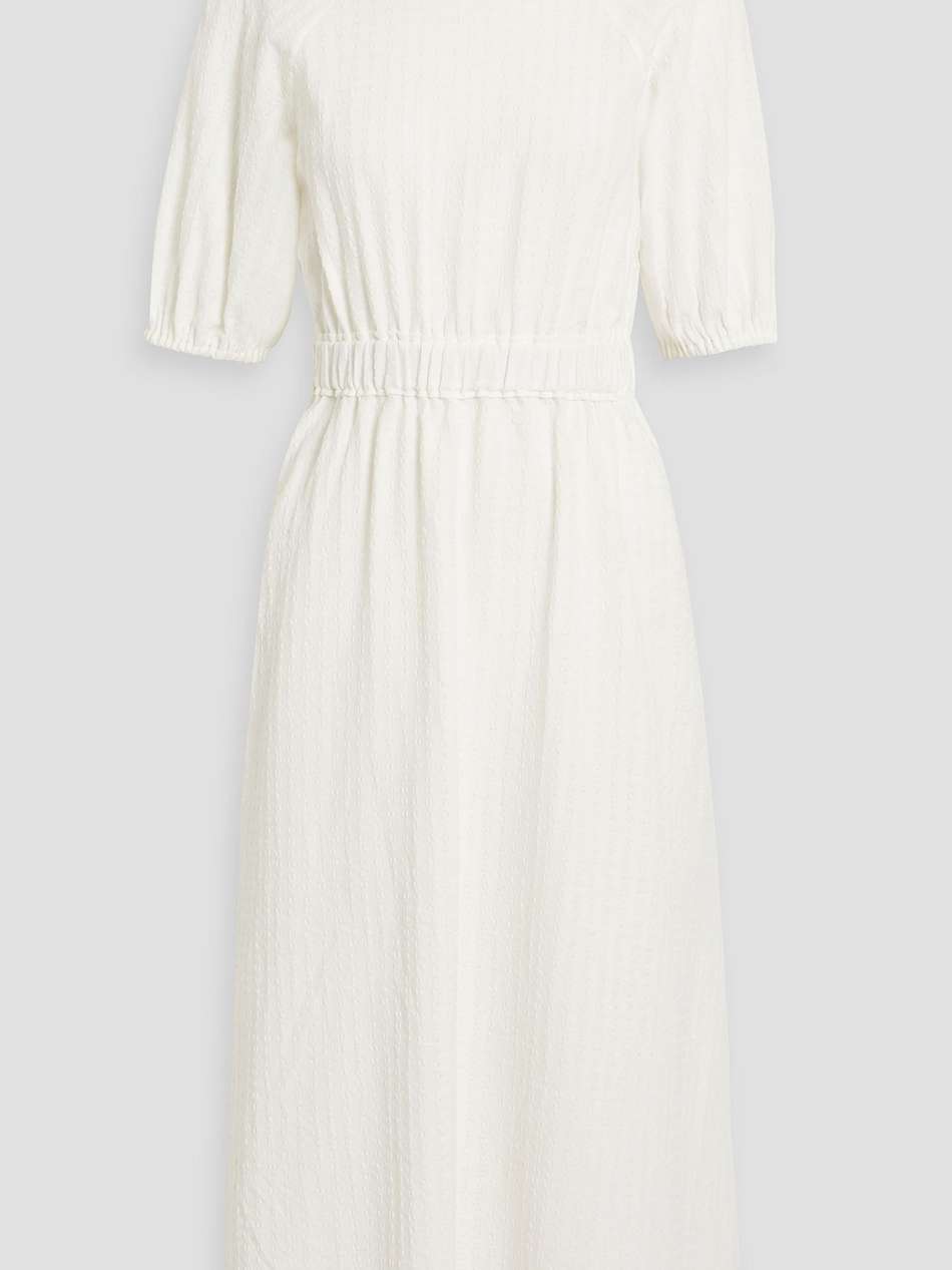 corinne cotton-blend jacquard midi dress