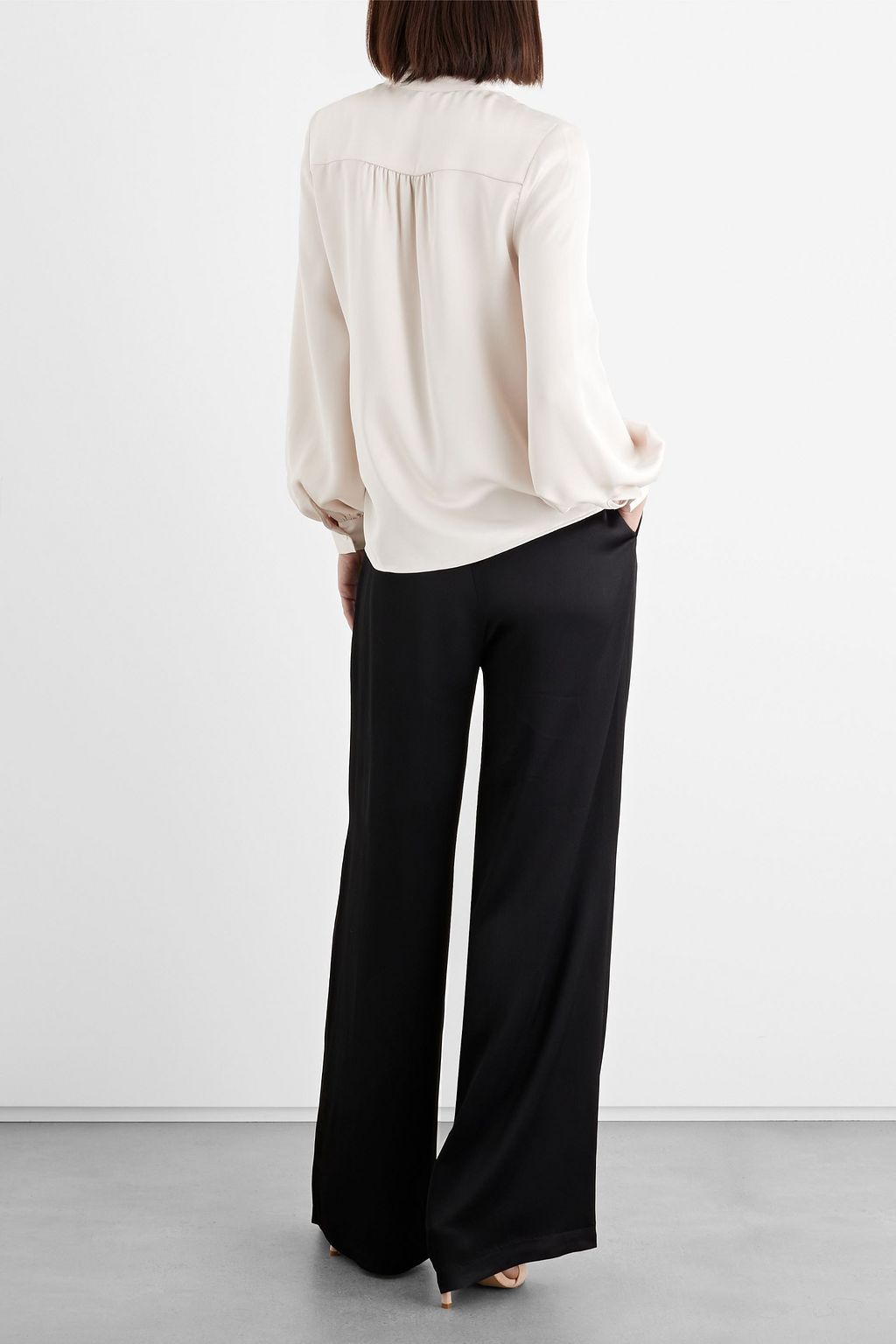 IRIS & INK Selena satin blouse
