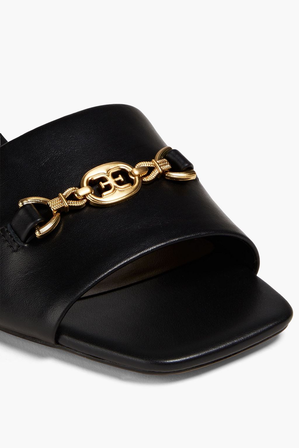 SAM EDELMAN Embellished leather mules