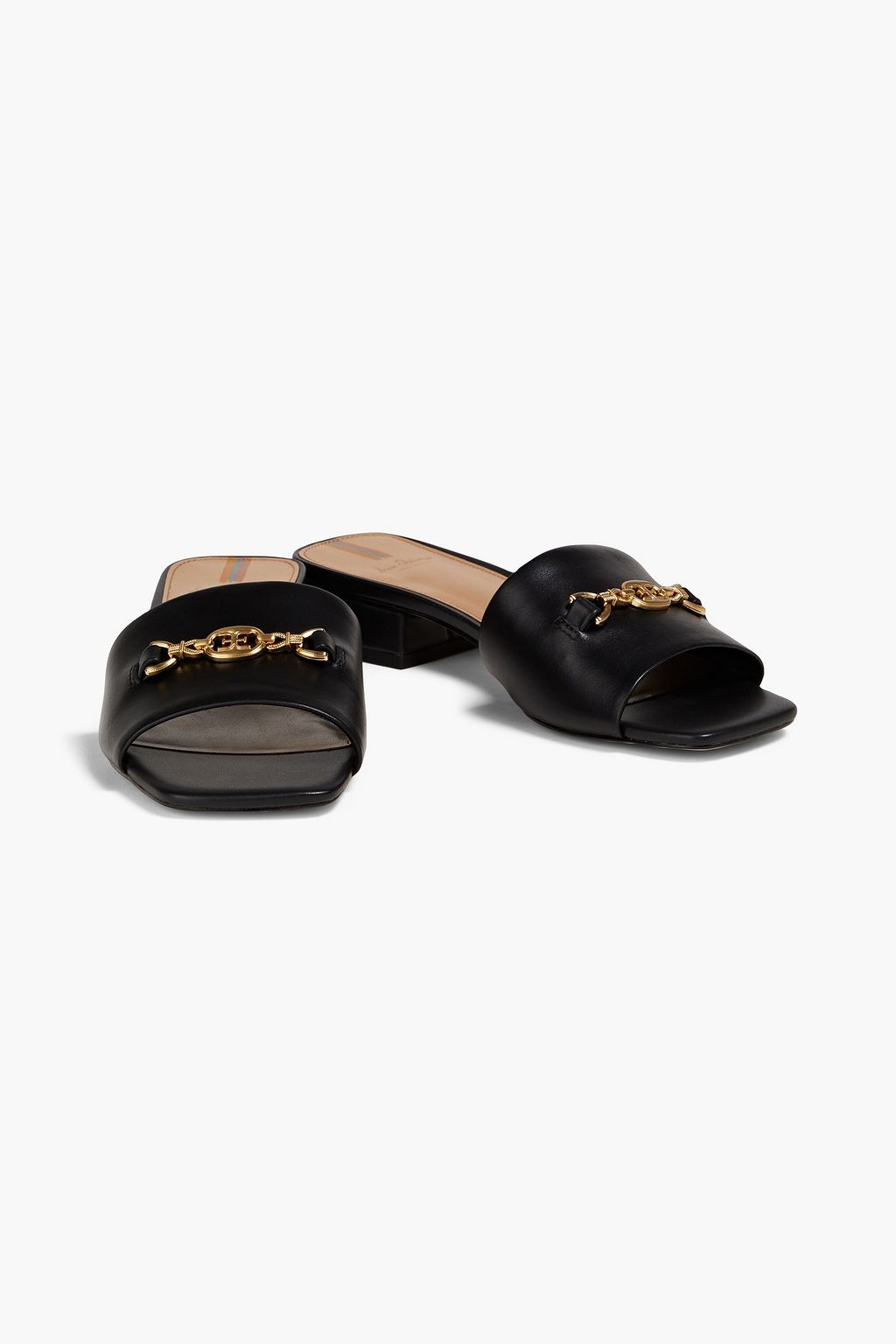SAM EDELMAN Embellished leather mules