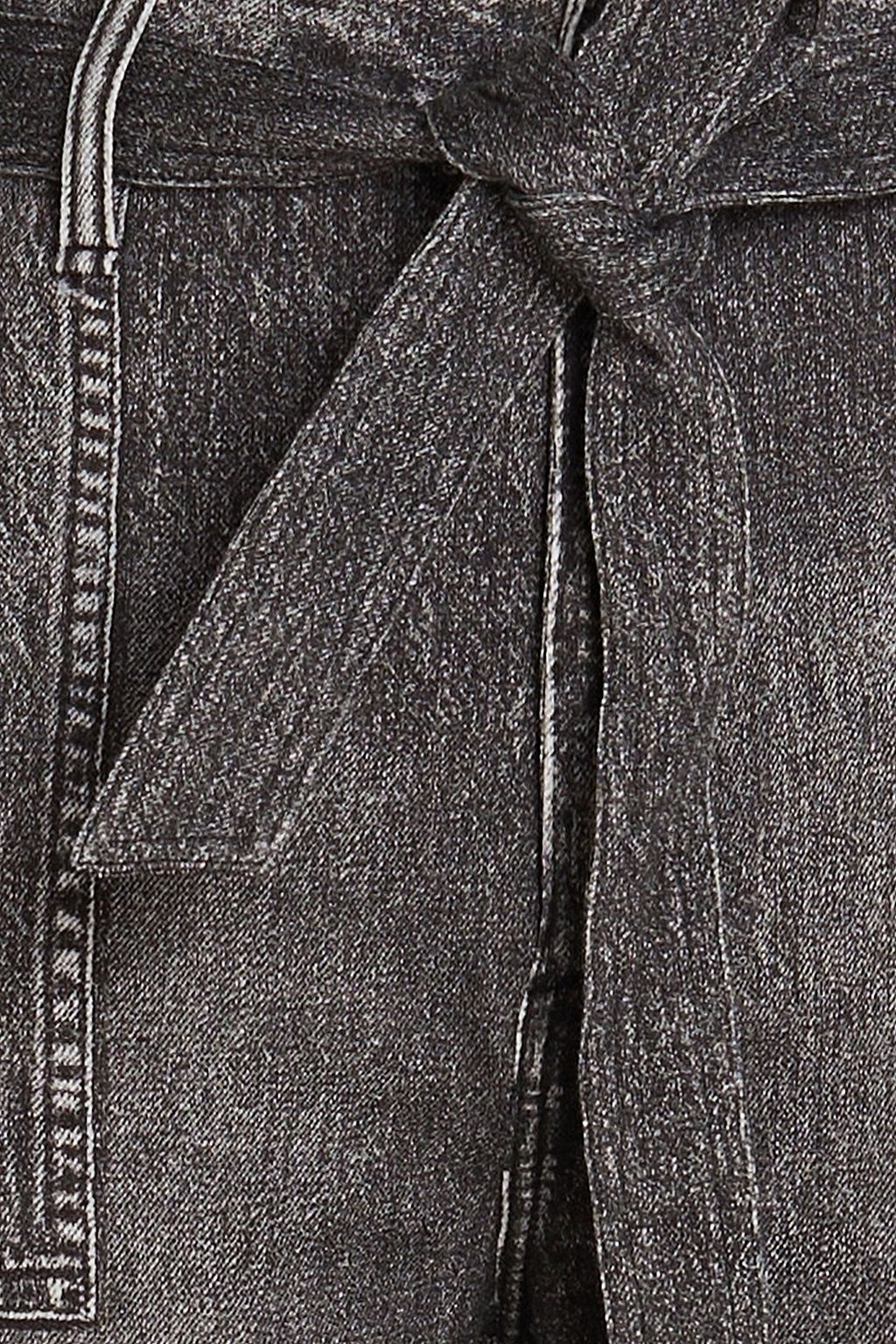 RAG & BONE フレンチコットンテリー テーパードパンツ デニム風プリント