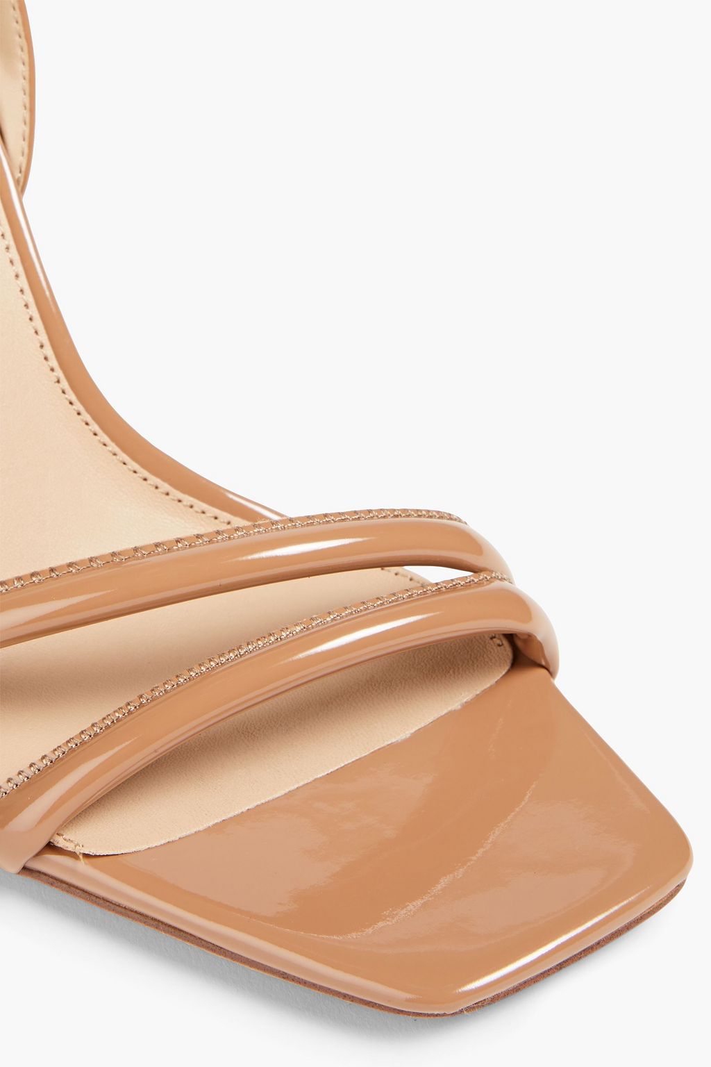 SAM EDELMAN Kia faux patent-leather sandals
