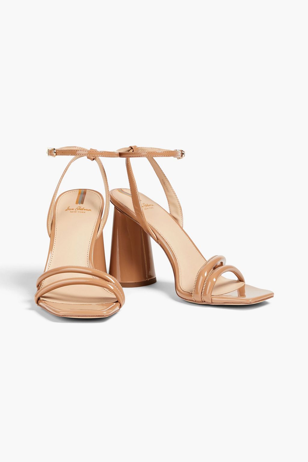 SAM EDELMAN Kia faux patent-leather sandals