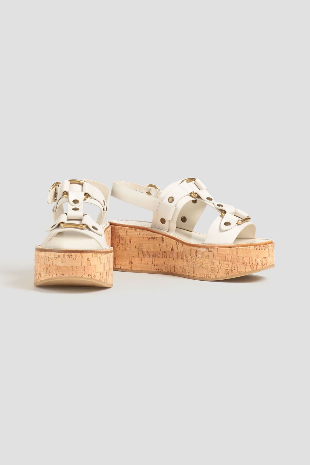 TOD'S صندل بنعل سميك من الجلد