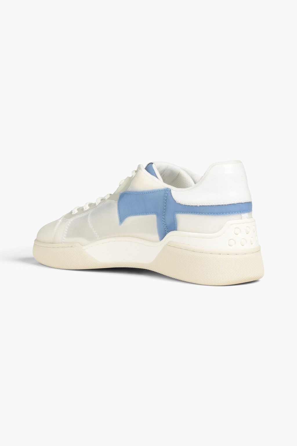 TOD'S Leather and mesh sneakers