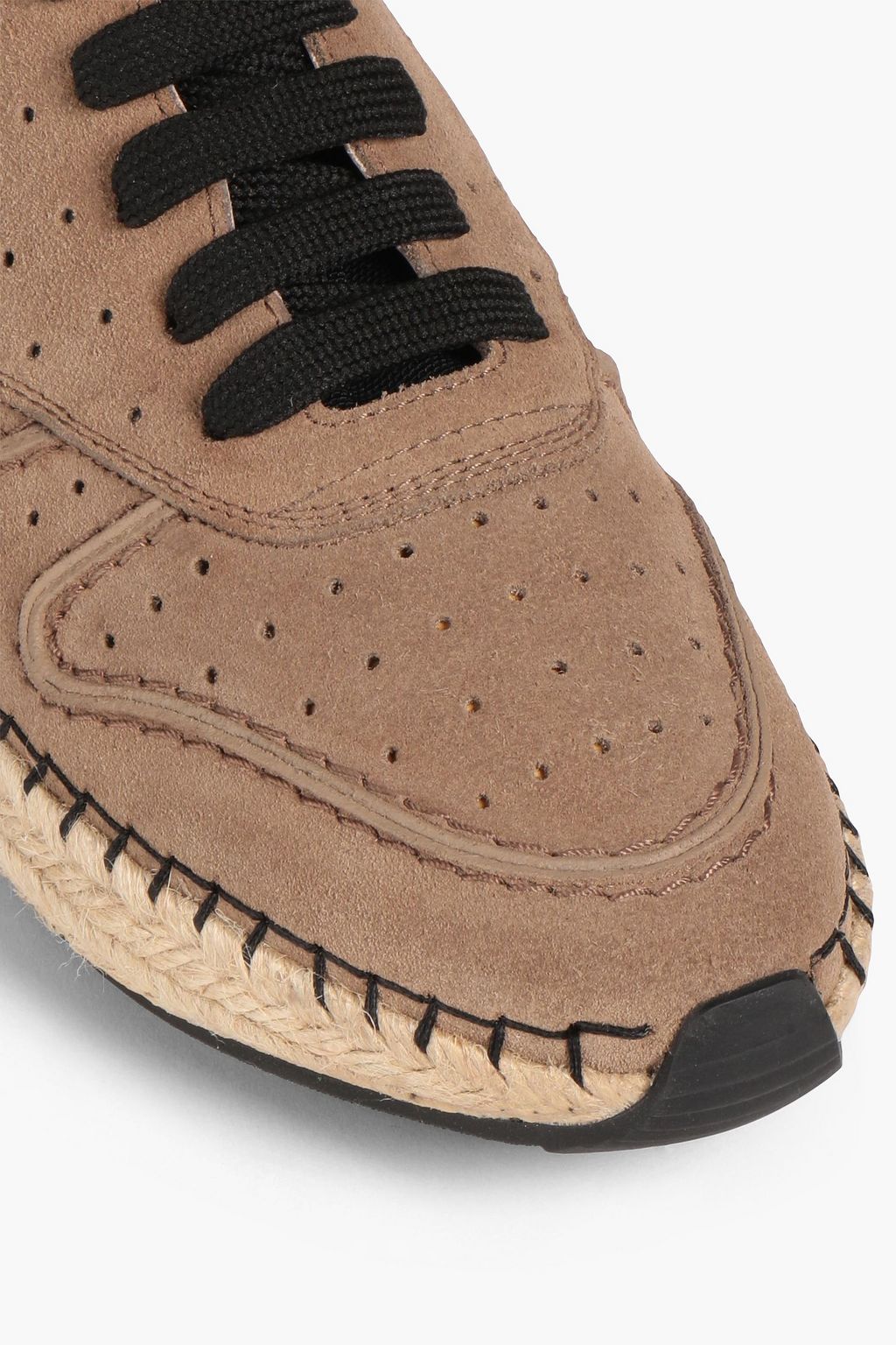 TOD'S スエード エスパドリーユスニーカー パーフォレーション加工