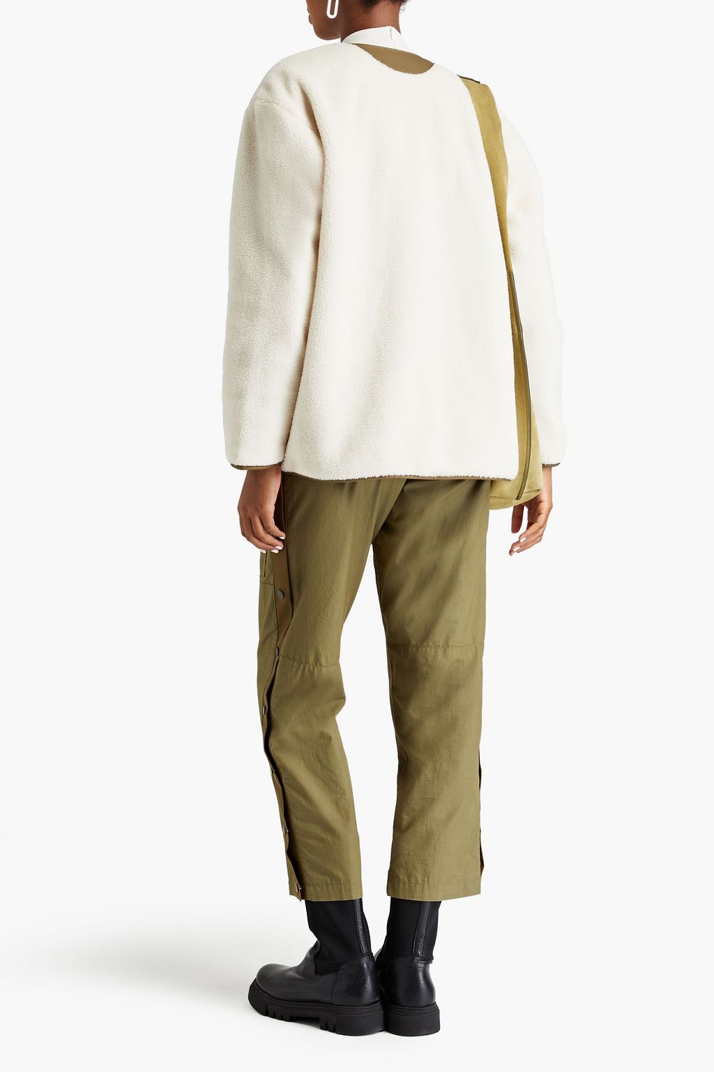 RAG & BONE Reversible faux shearling and shell jacket