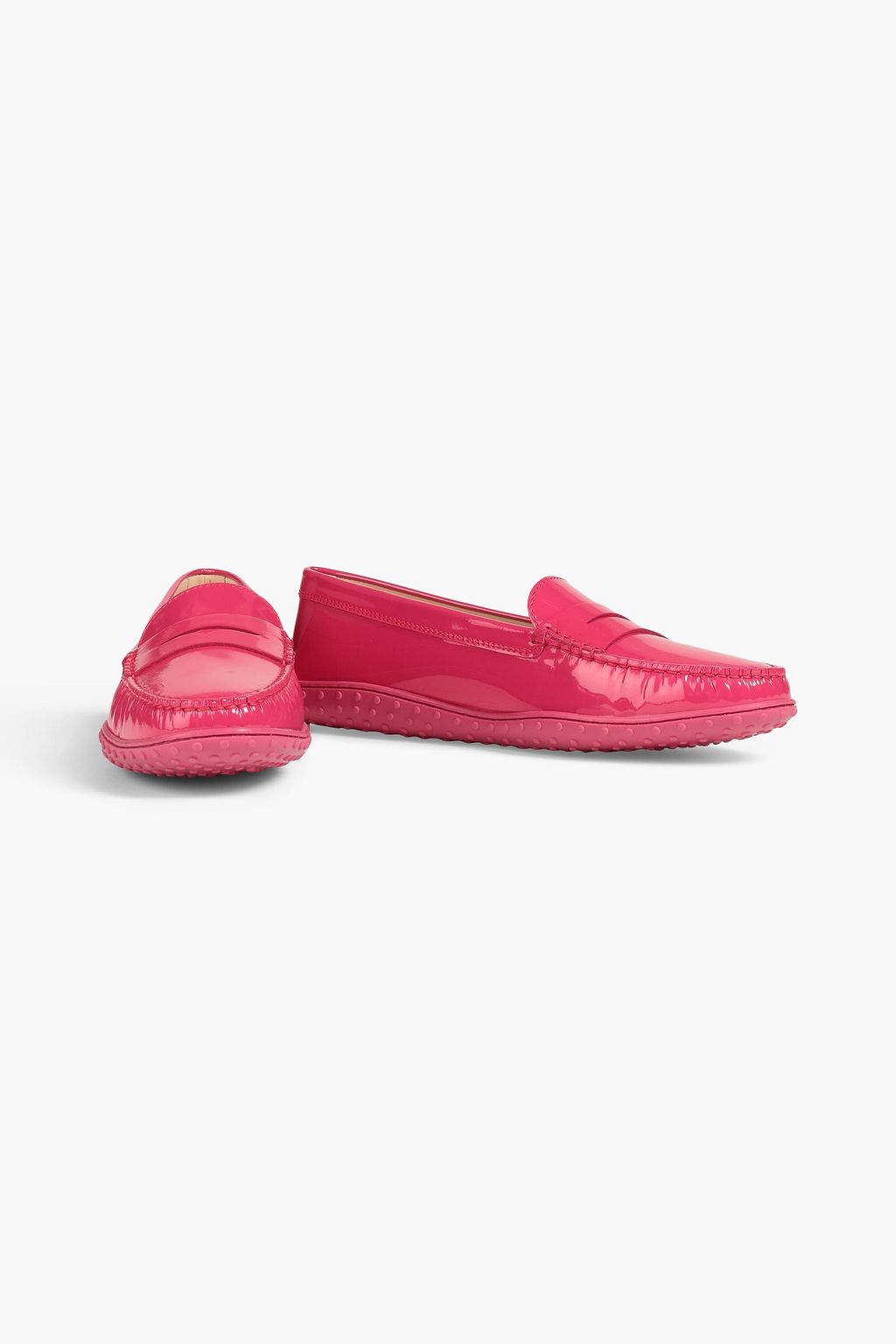 TOD'S パテントレザー ローファー