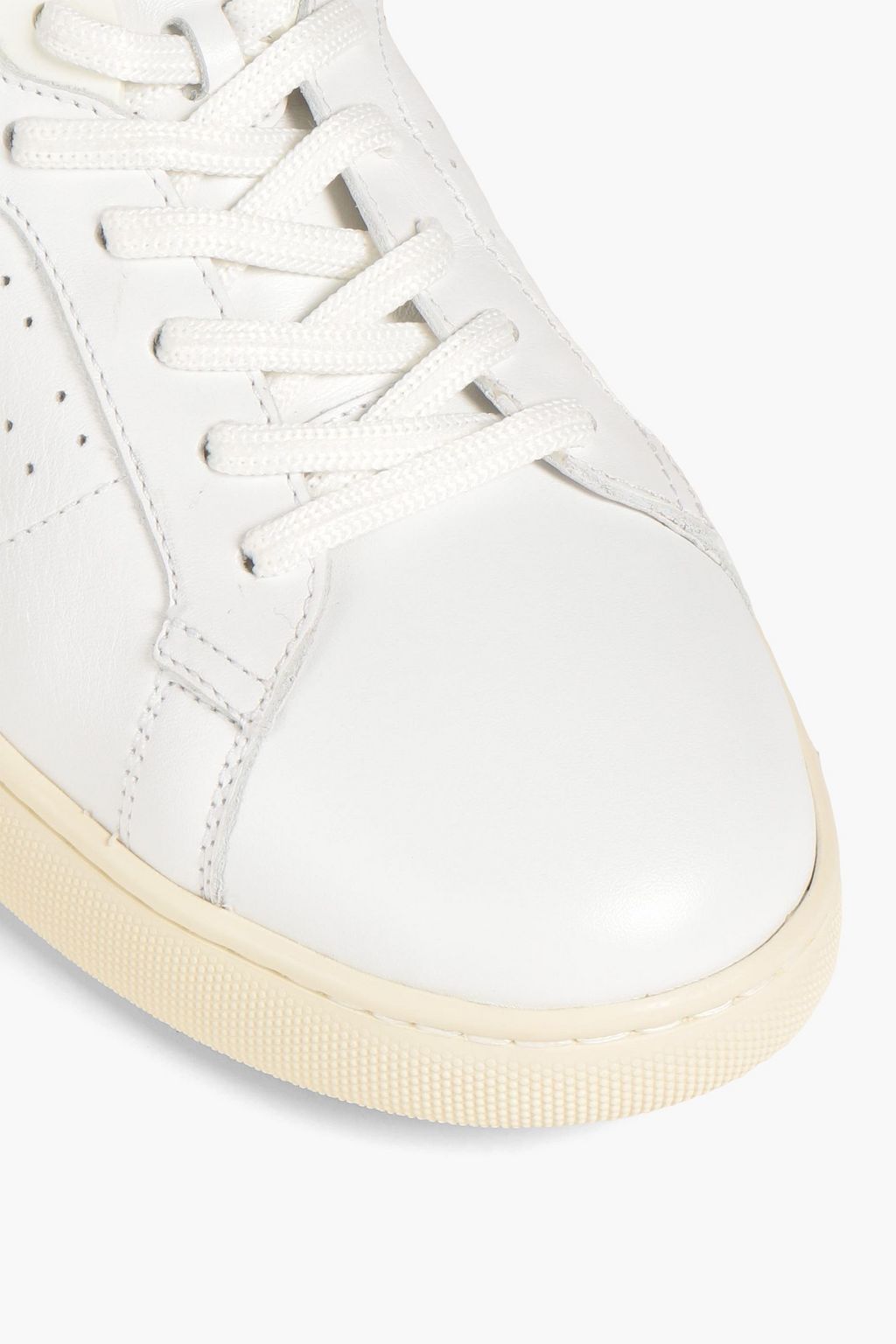 TOD'S レザー スニーカー メタリックトリム パーフォレーション加工