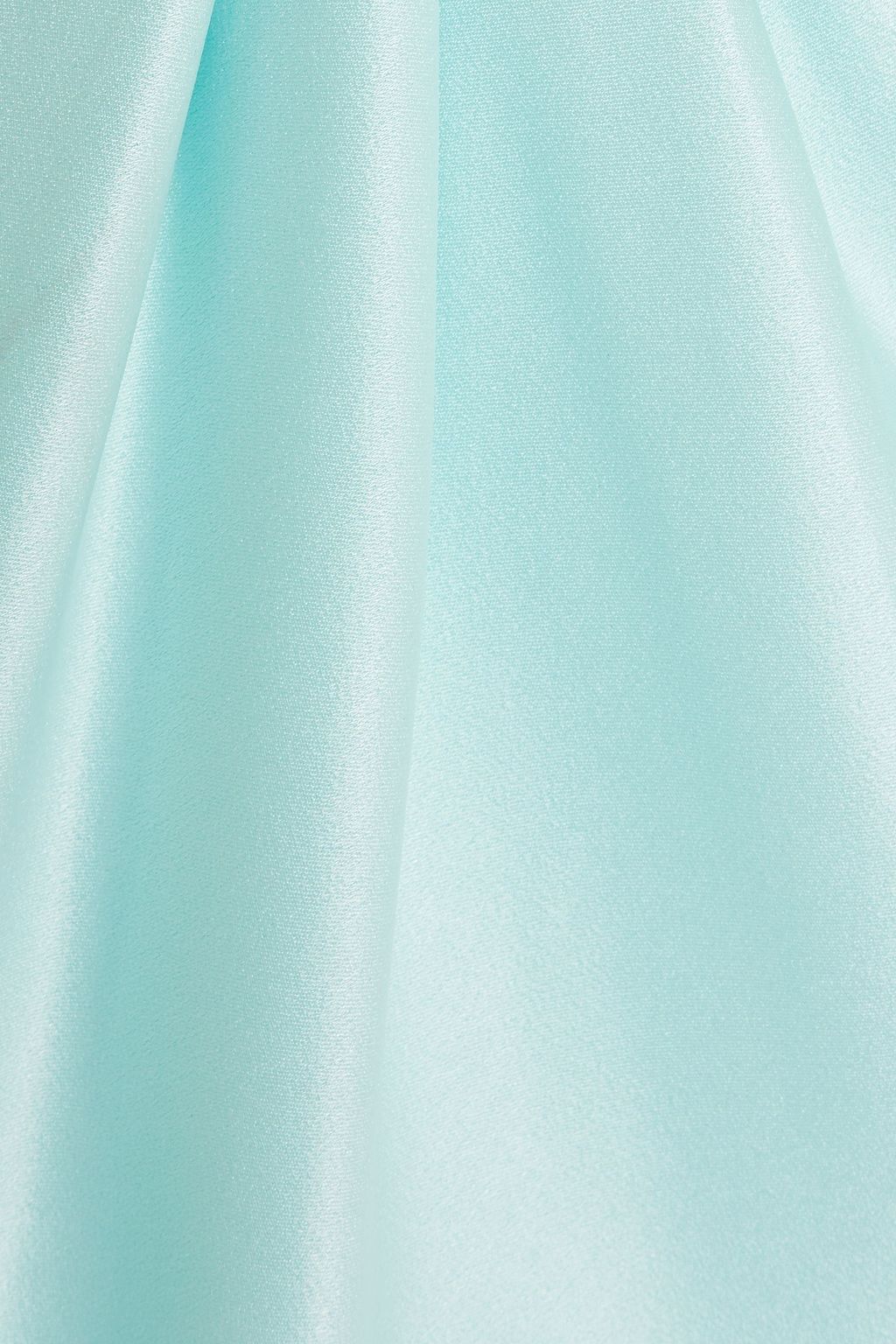 ALICE + OLIVIA Leola one-shoulder draped satin-crepe mini dress